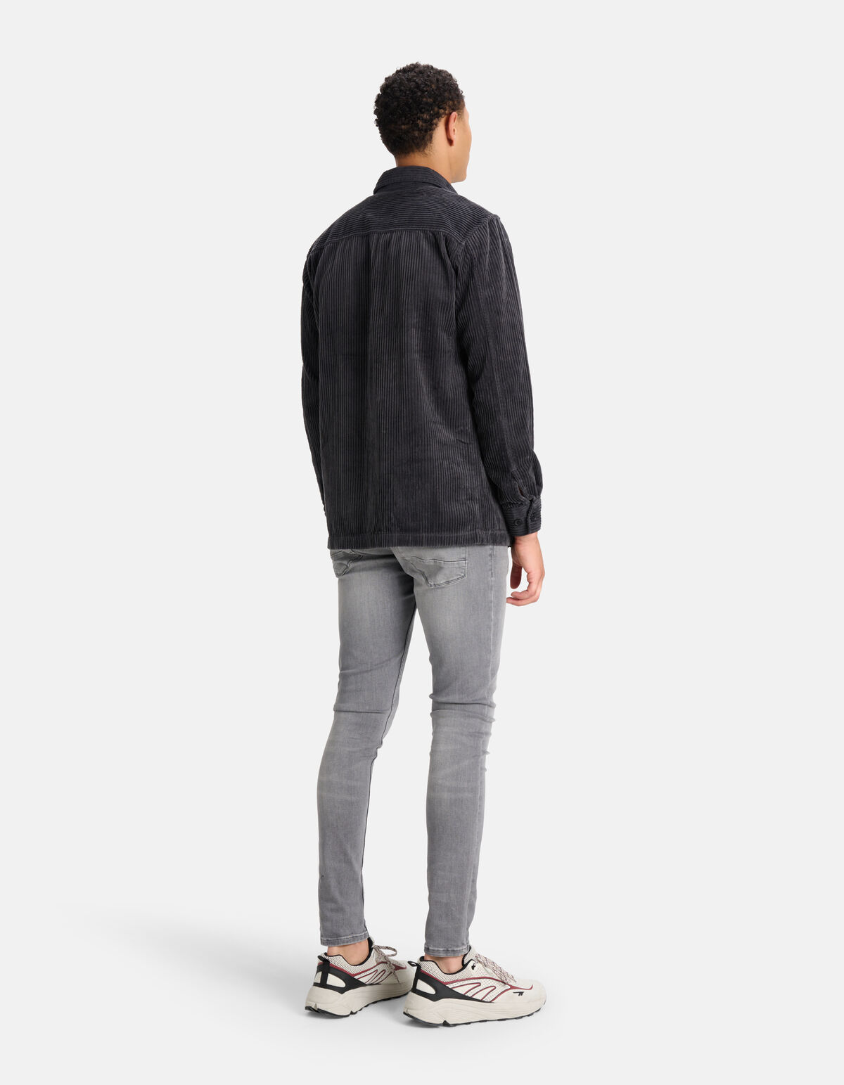 Cord-Überhemd Grau SHOEBY MEN