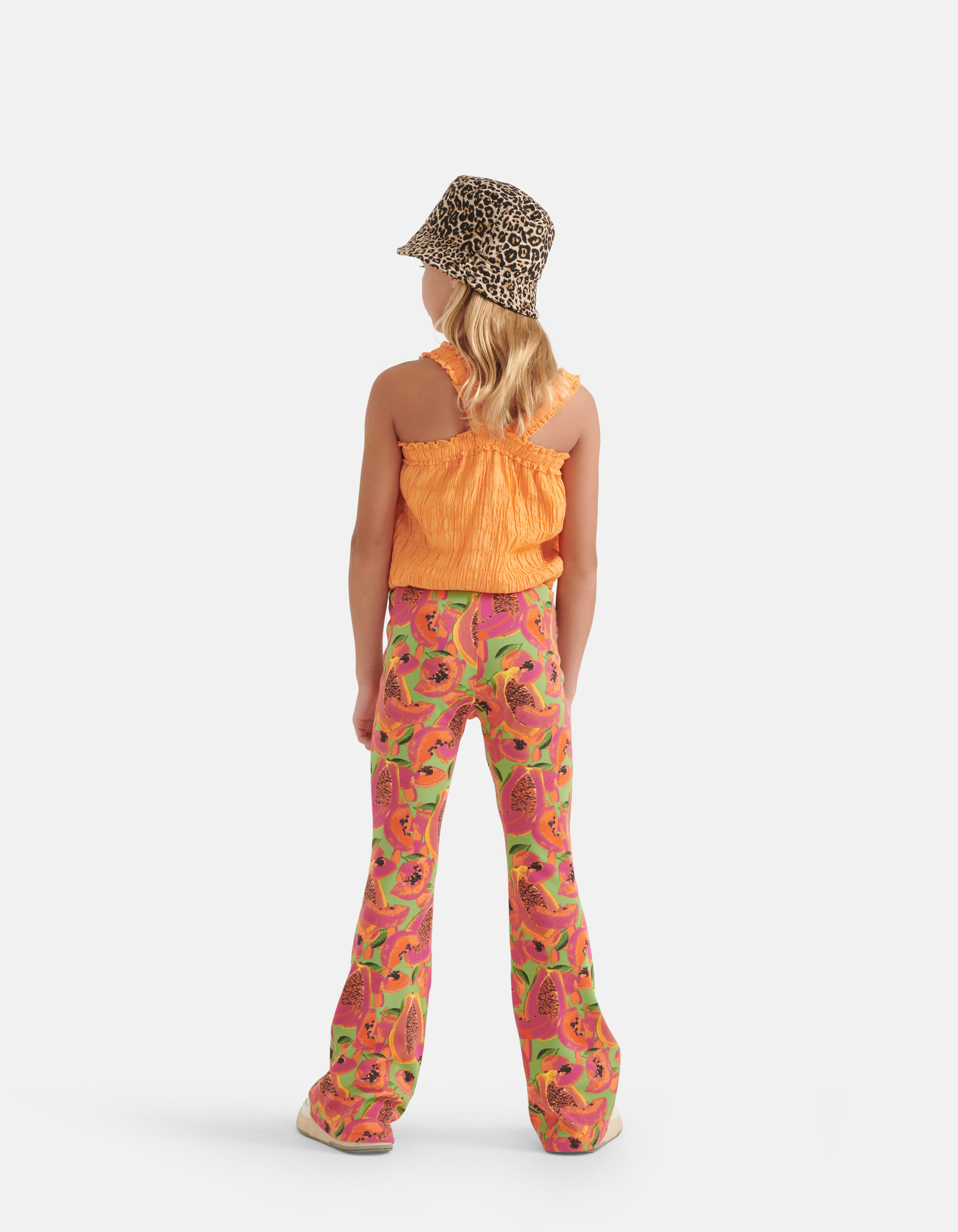 Seersucker-Top Orange SHOEBY GIRLS