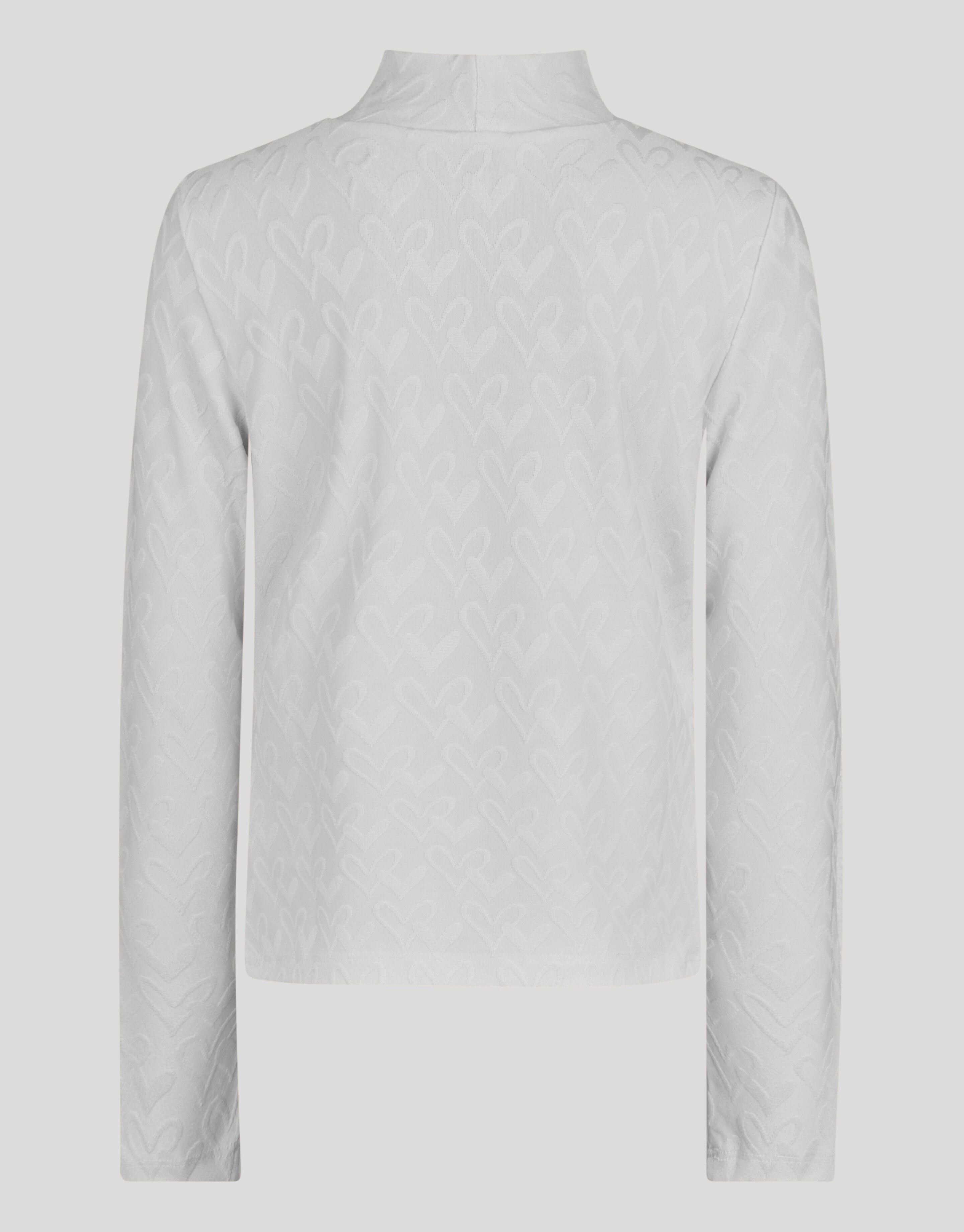 Herz-Jersey-Top Weiß SHOEBY GIRLS