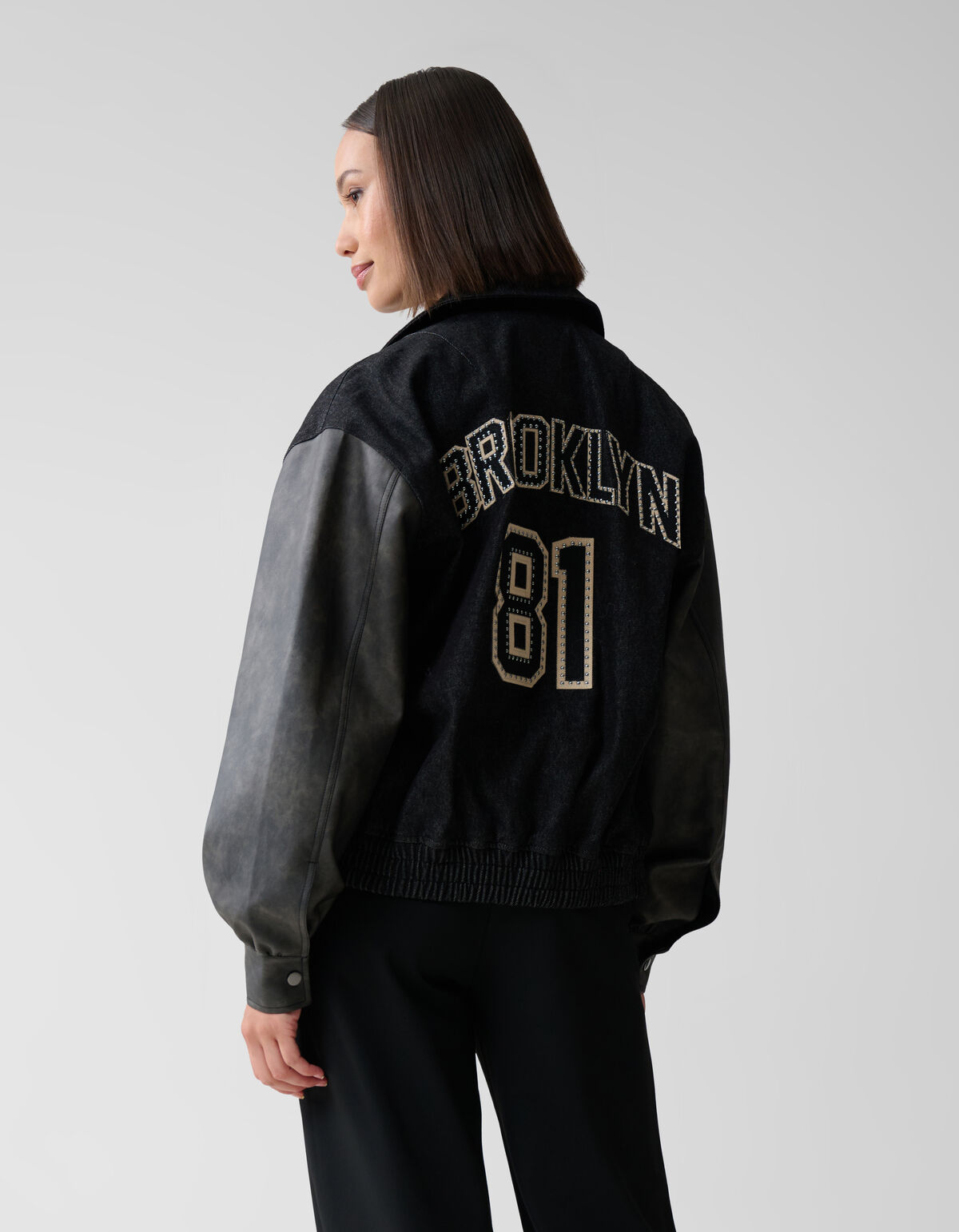 Denim Bomber Schwarz SHOEBY WOMEN