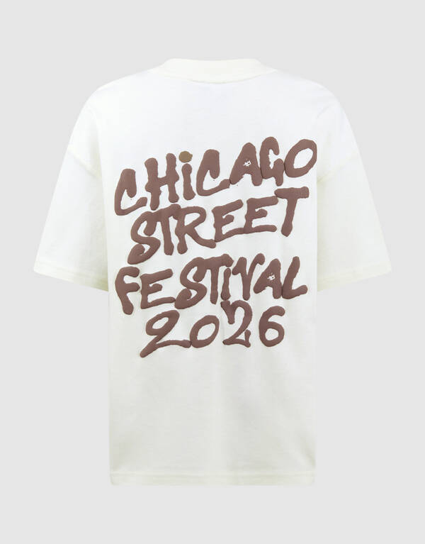 Festival-Kunstwerk-T-Shirt, cremefarben SHOEBY BOYS