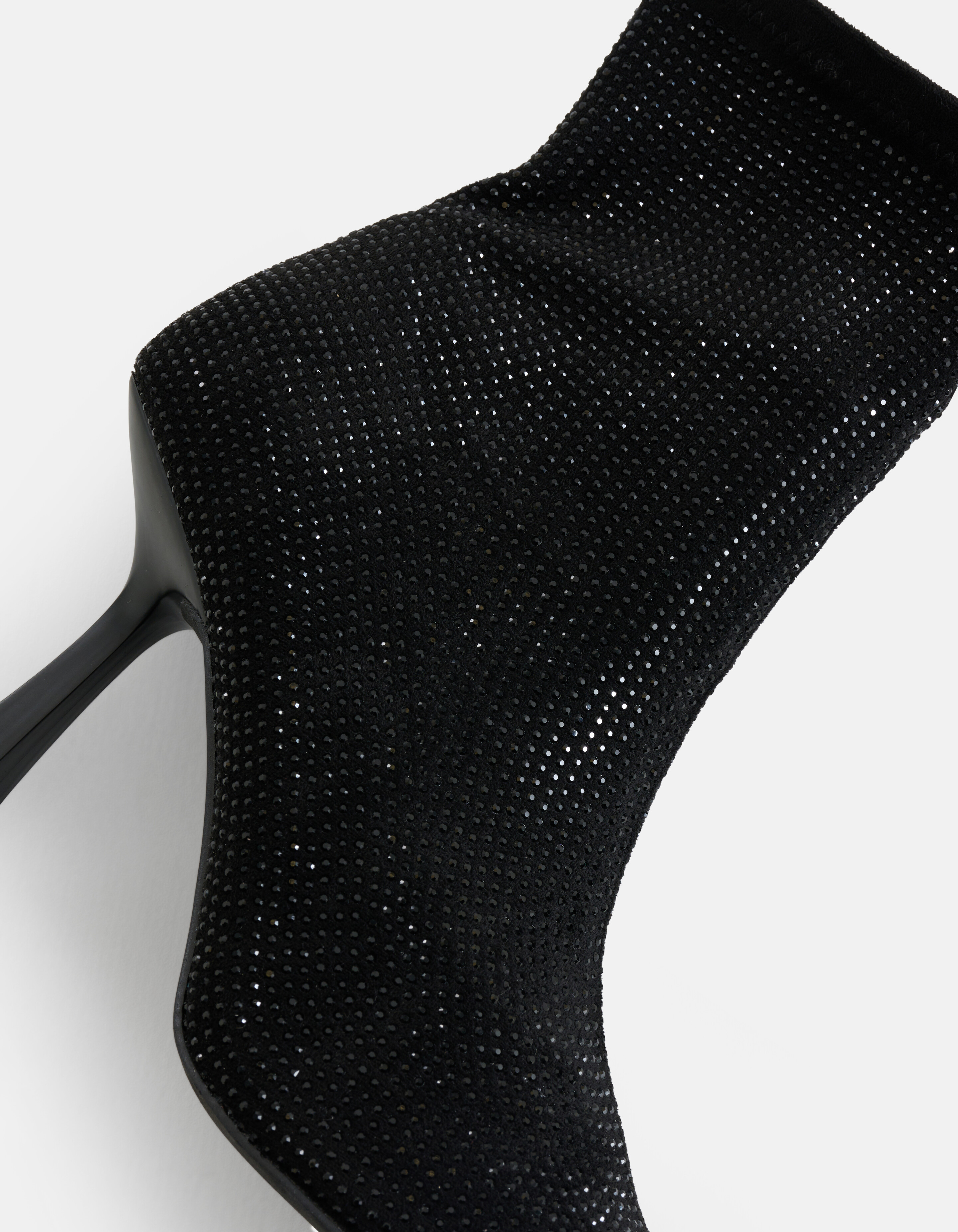 Strass Enkellaars Zwart SHOEBY SHOES