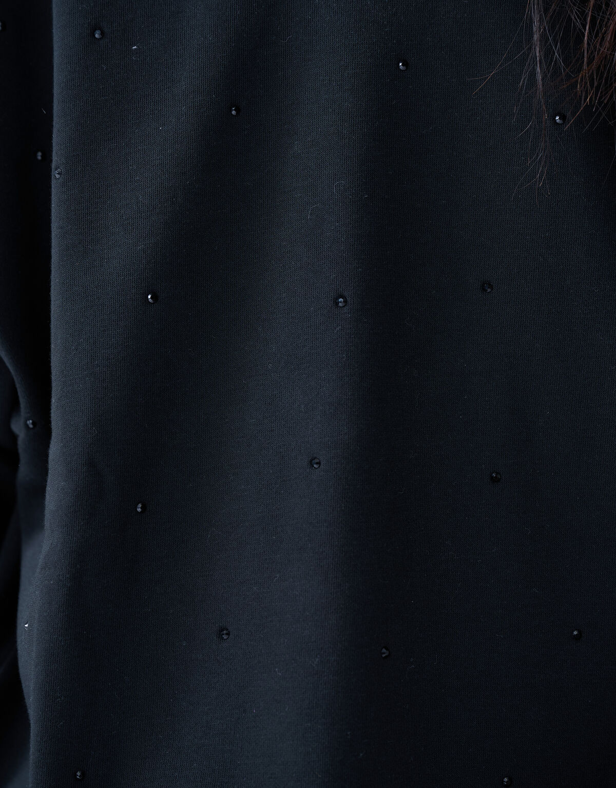 Allover-Strass-Pullover Schwarz SHOEBY WOMEN