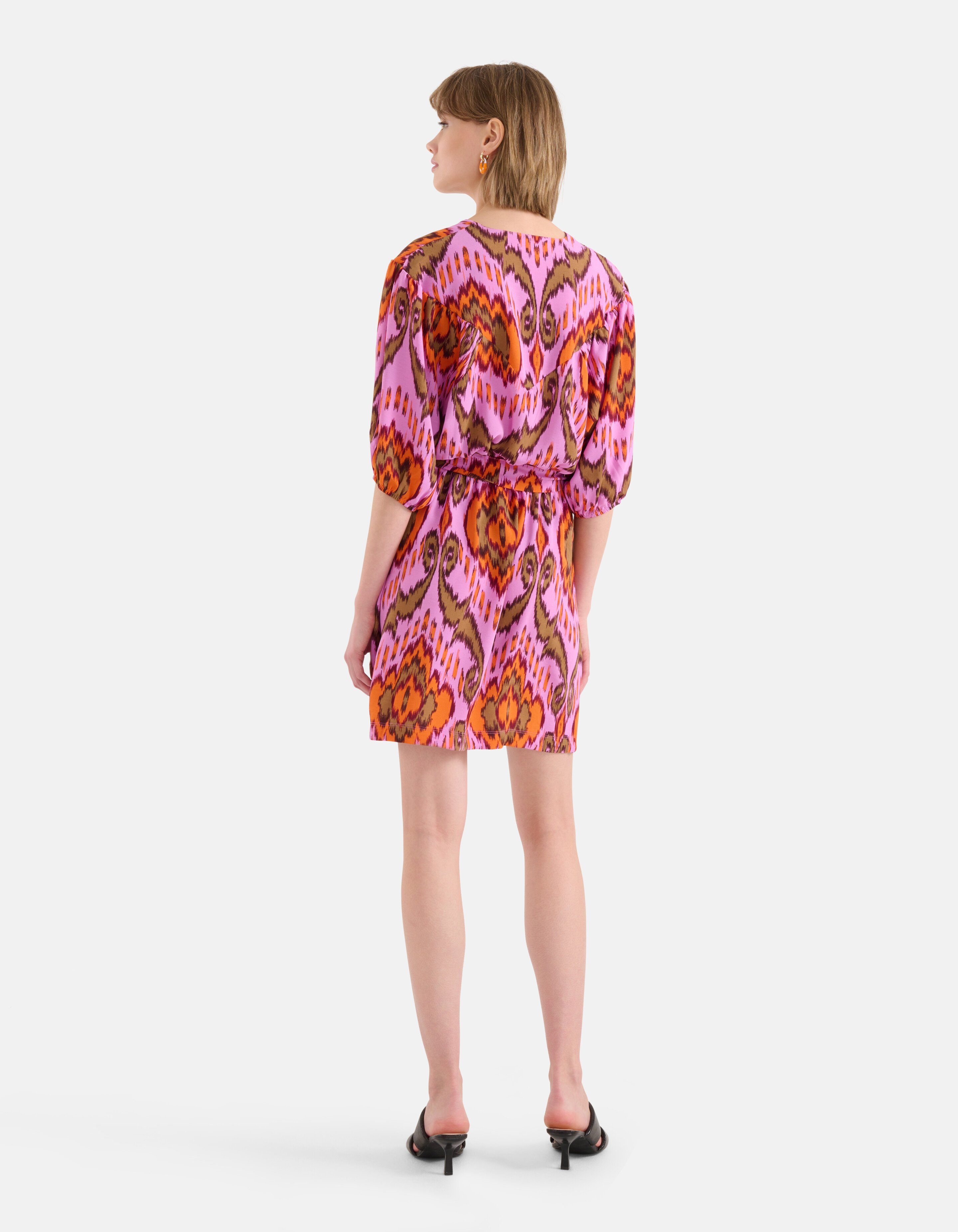 Grafik Print Kleid Lila SHOEBY WOMEN