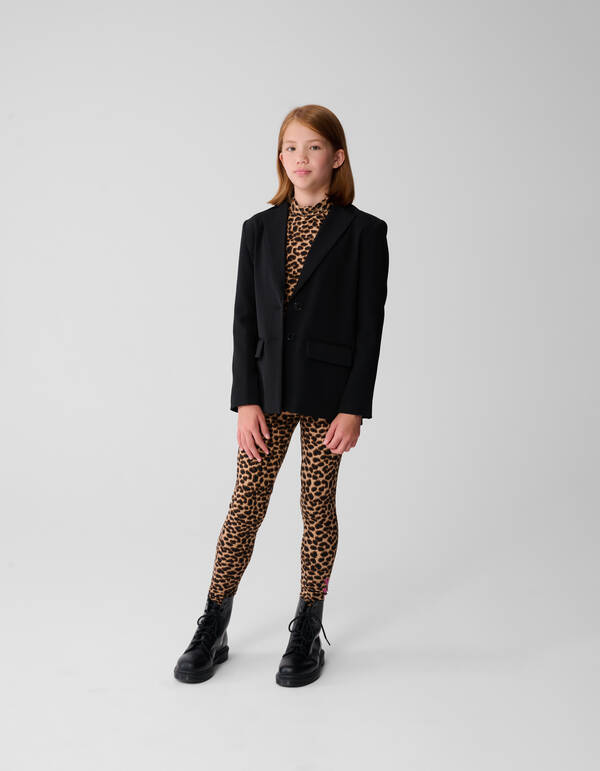 Leoparden-Langarmshirt Braun SHOEBY GIRLS