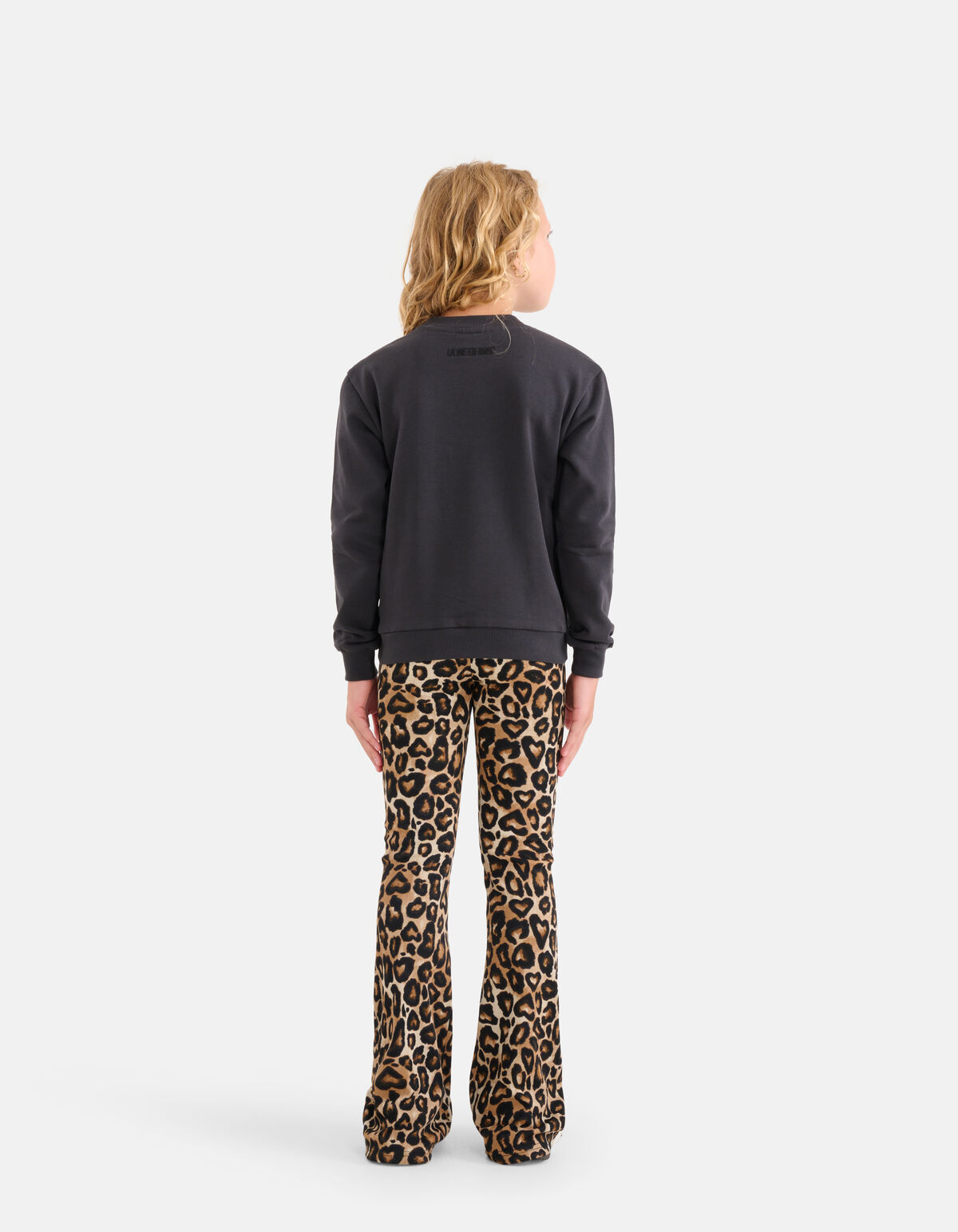 Ausgestellte Leoparden-Leggings Braun SHOEBY GIRLS