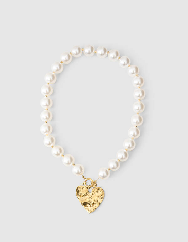 Perlenkette in Cremeweiß SHOEBY ACCESSOIRES