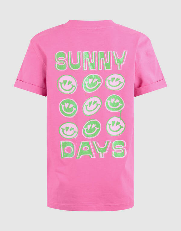 Sunny Artwork T-shirt Rosa SHOEBY GIRLS