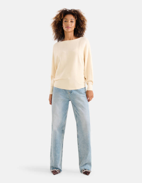 Übergroßer Pullover Off White SHOEBY WOMEN