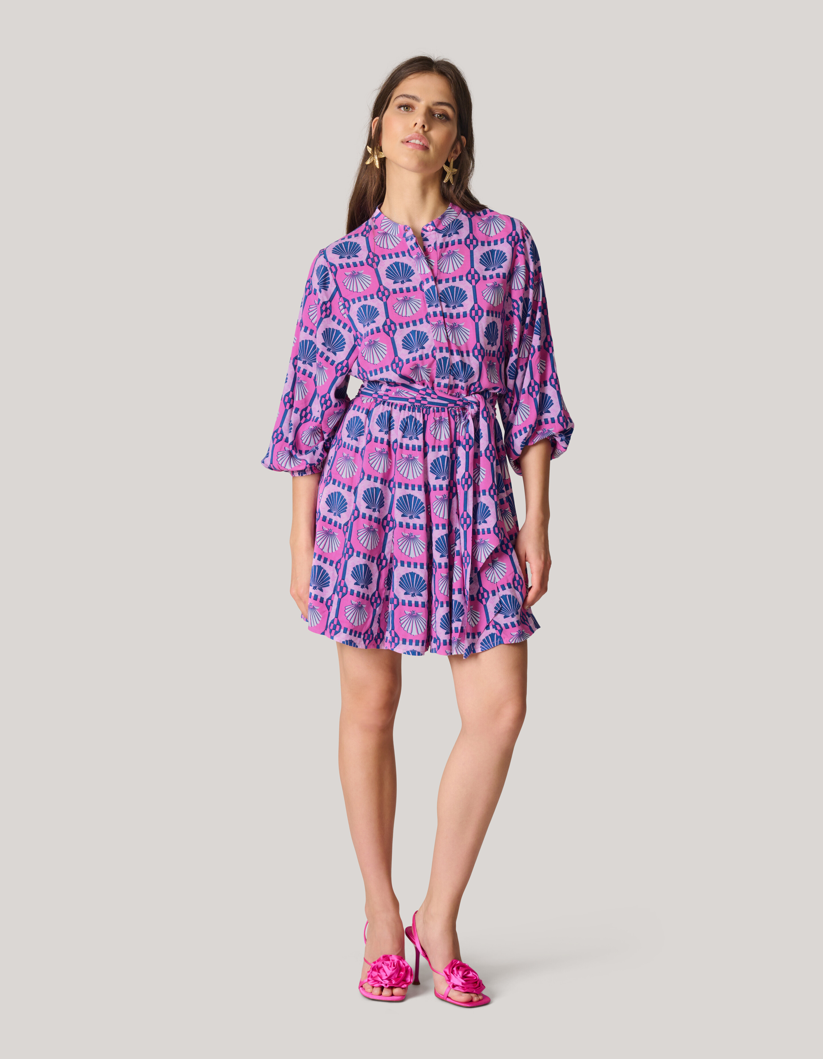 Bedrucktes Minikleid Rosa SHOEBY WOMEN