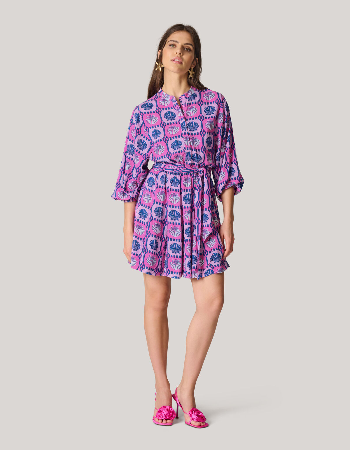 Bedrucktes Minikleid Rosa SHOEBY WOMEN