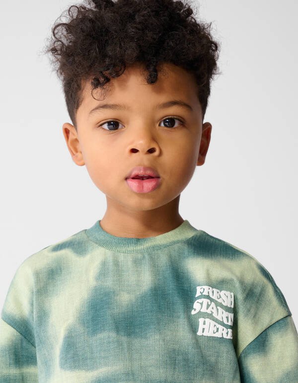 Bedruckte Shorts Gr&uuml;n SHOEBY BOYS