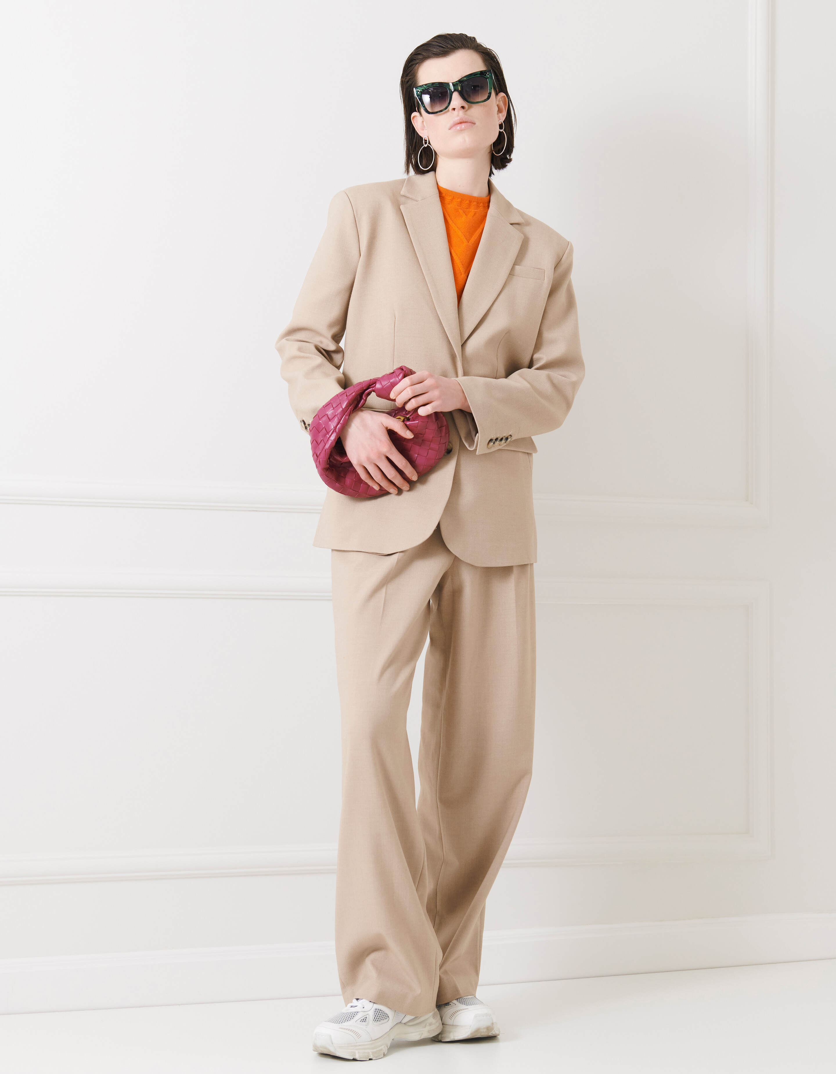 Oversized Blazer Beige SHOEBY WOMEN