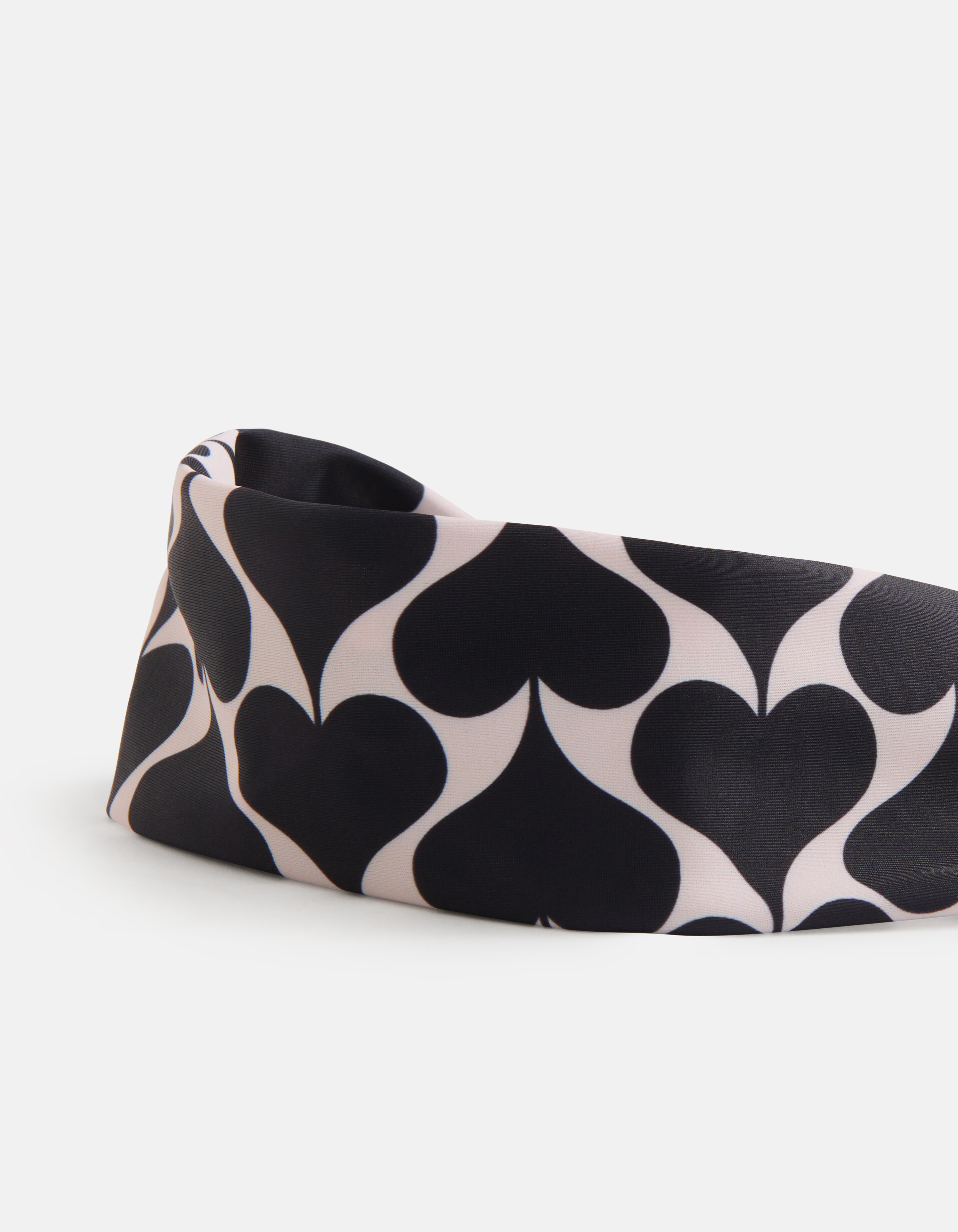 Jersey Heart Haarband Zwart SHOEBY ACCESSOIRES
