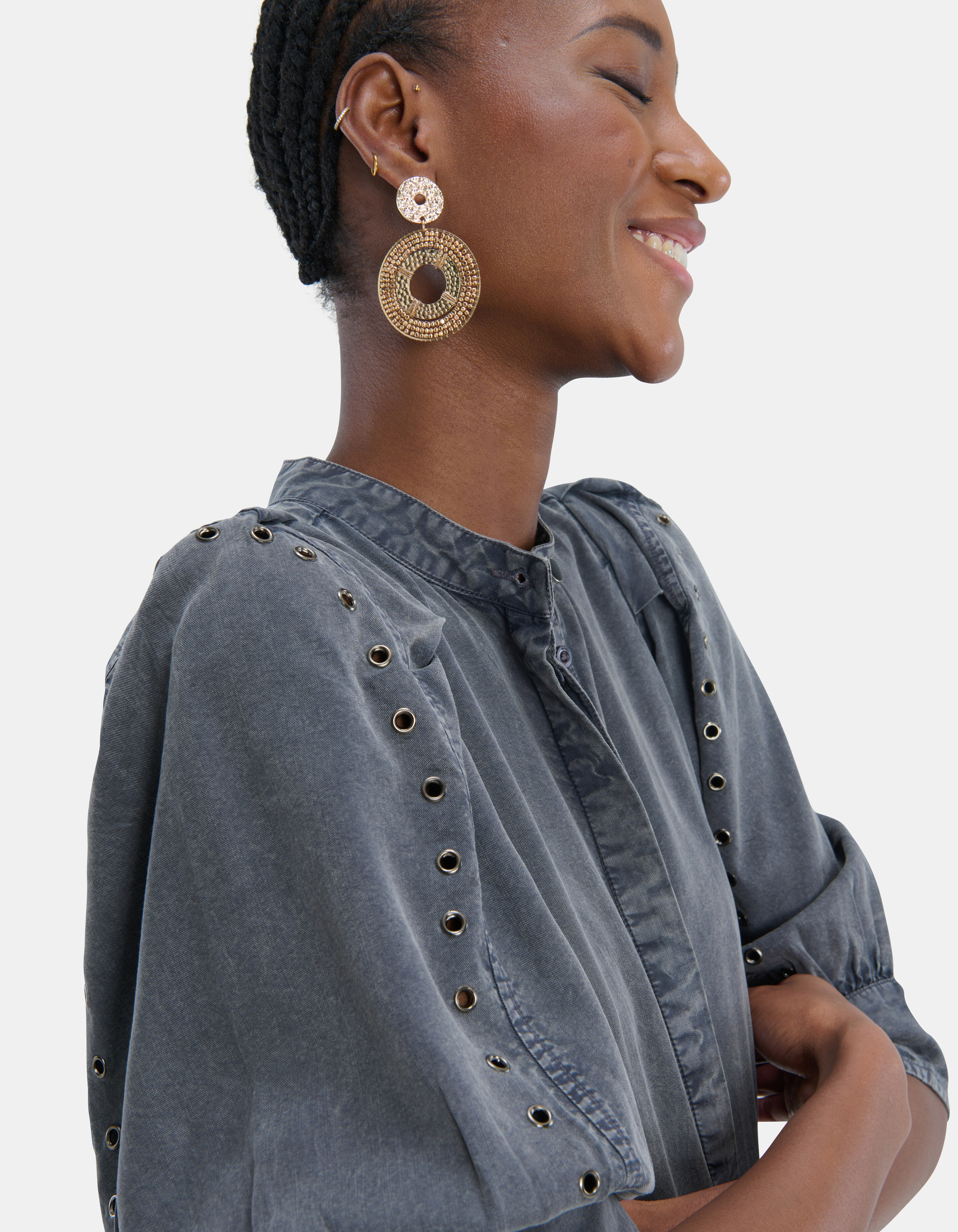 Lyochell Eyelet Kleid EKSEPT