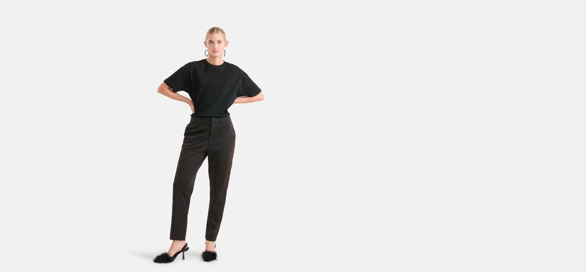 Glitter Pantaloons Schwarz SHOEBY WOMEN