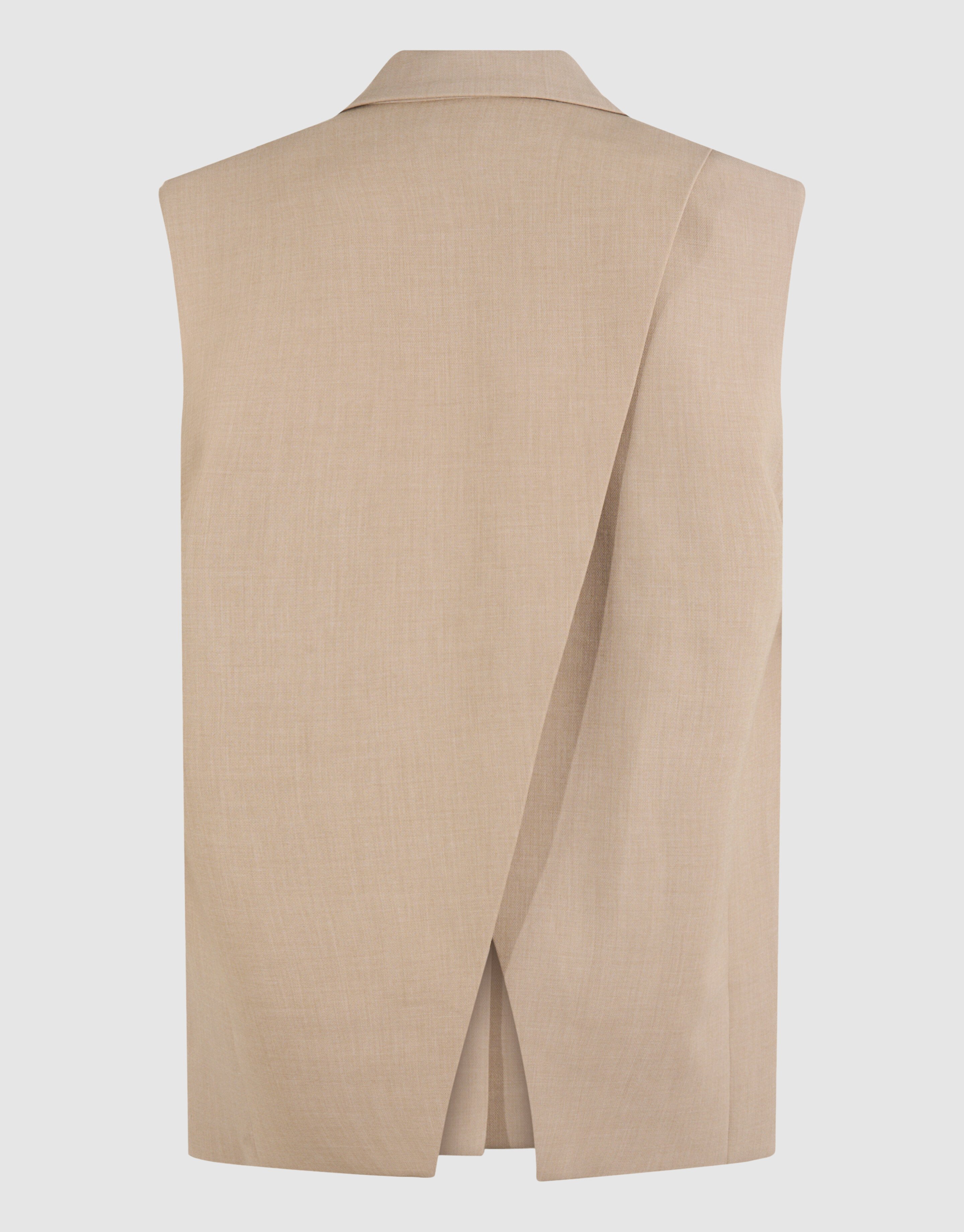 Ärmelloser Blazer mit Kettenmuster, Sand SHOEBY WOMEN