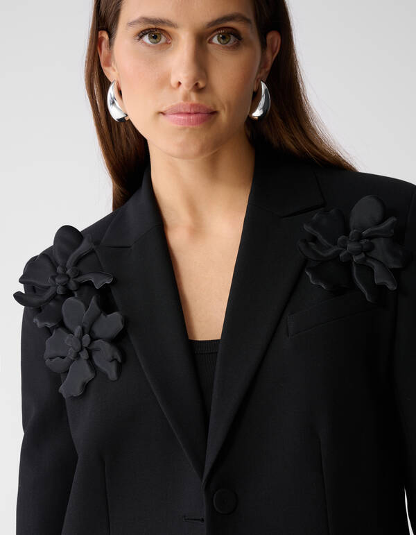 Blumenblazer Schwarz von Mieke SHOEBY WOMEN