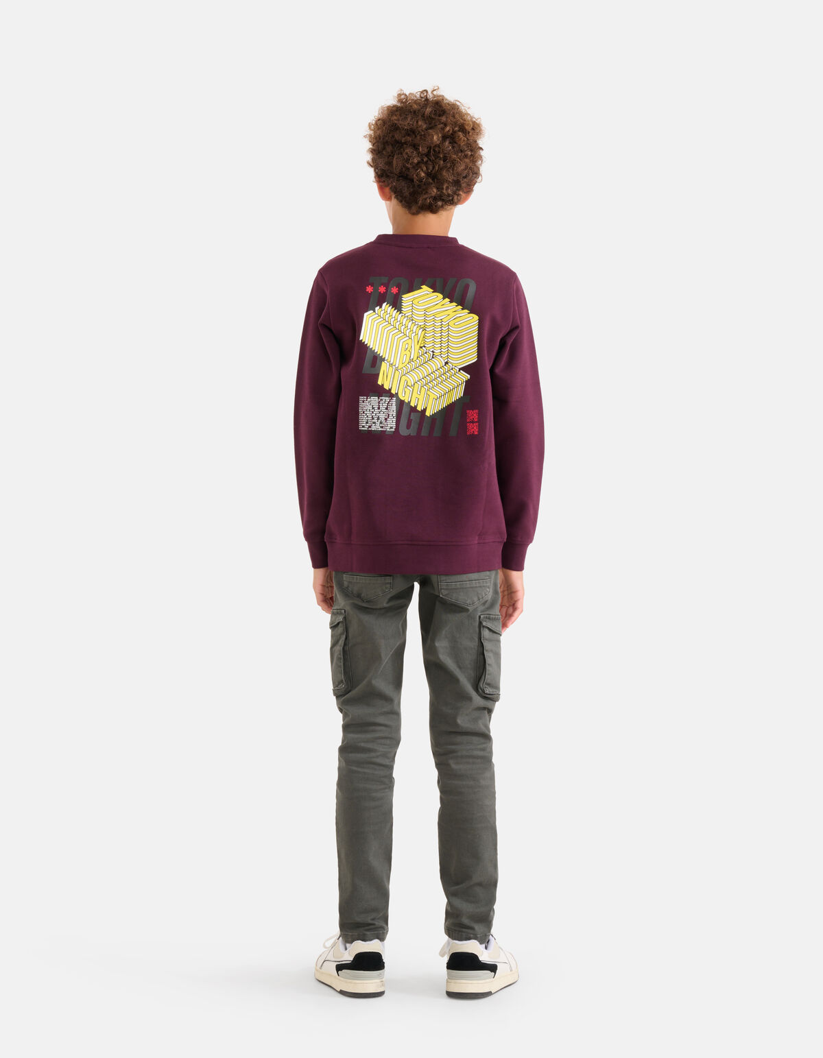 Artwork Pullover Bordeaux SHOEBY BOYS