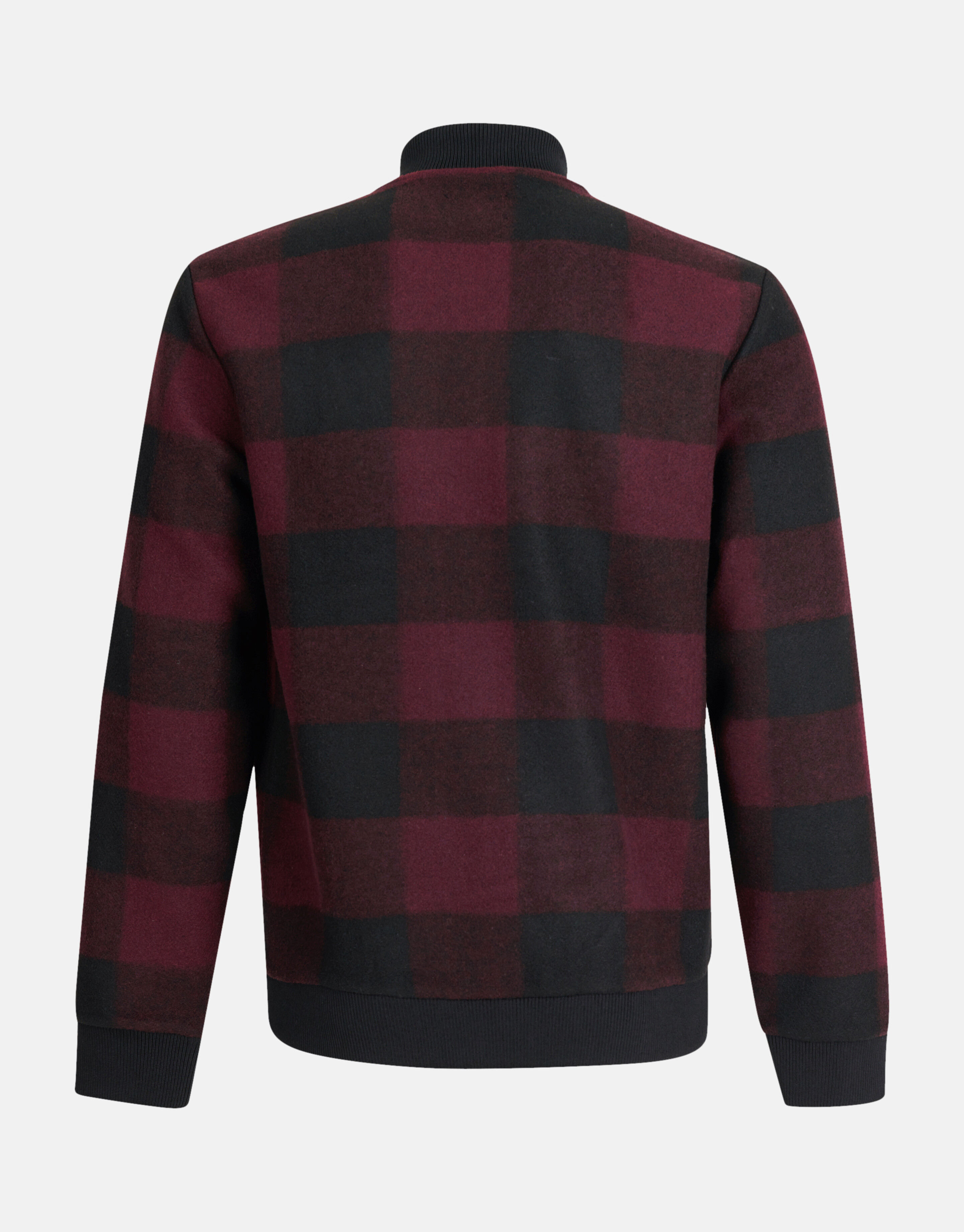 Karierte Bomberjacke Bordeaux SHOEBY MEN