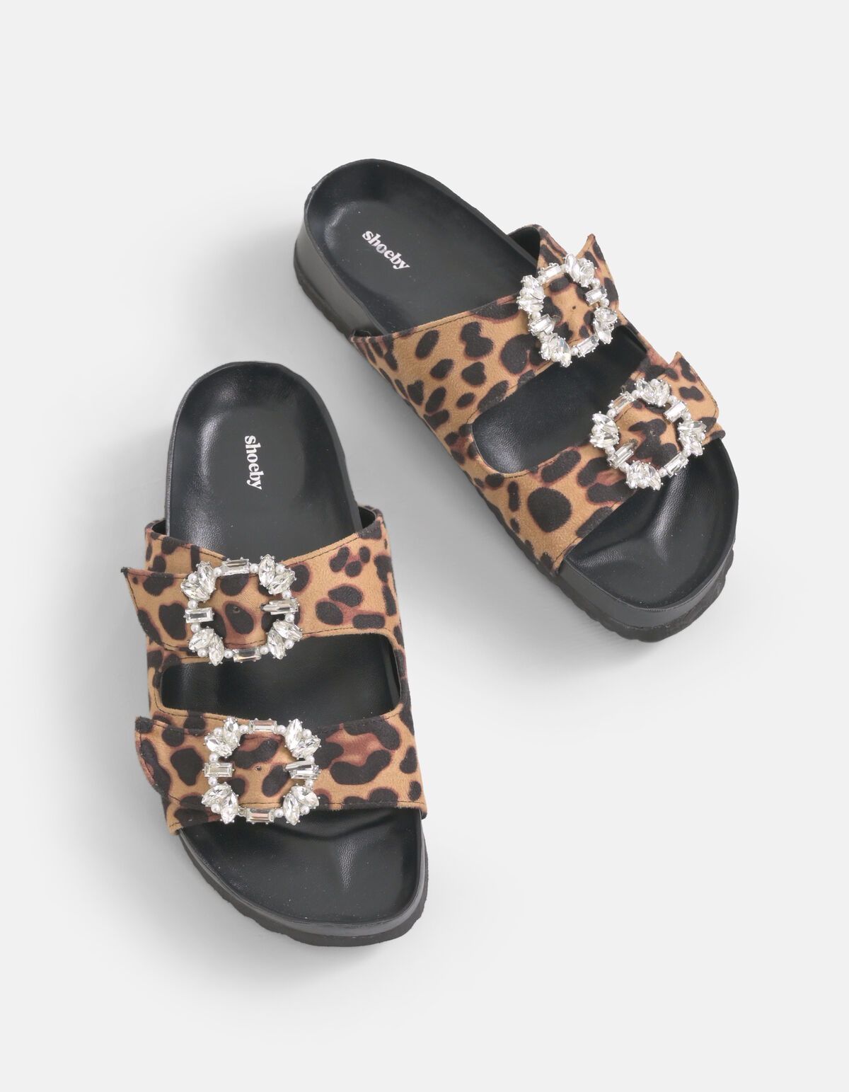 Leoparden-Sandalen Braun SHOEBY SHOES