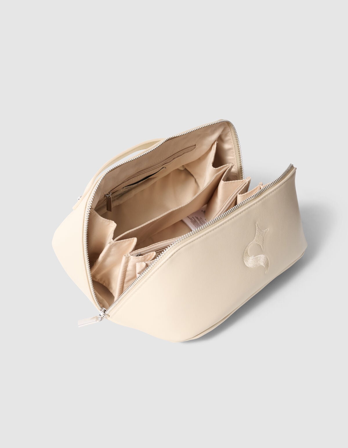 Kosmetiktasche Ecru SHOEBY ACCESSOIRES