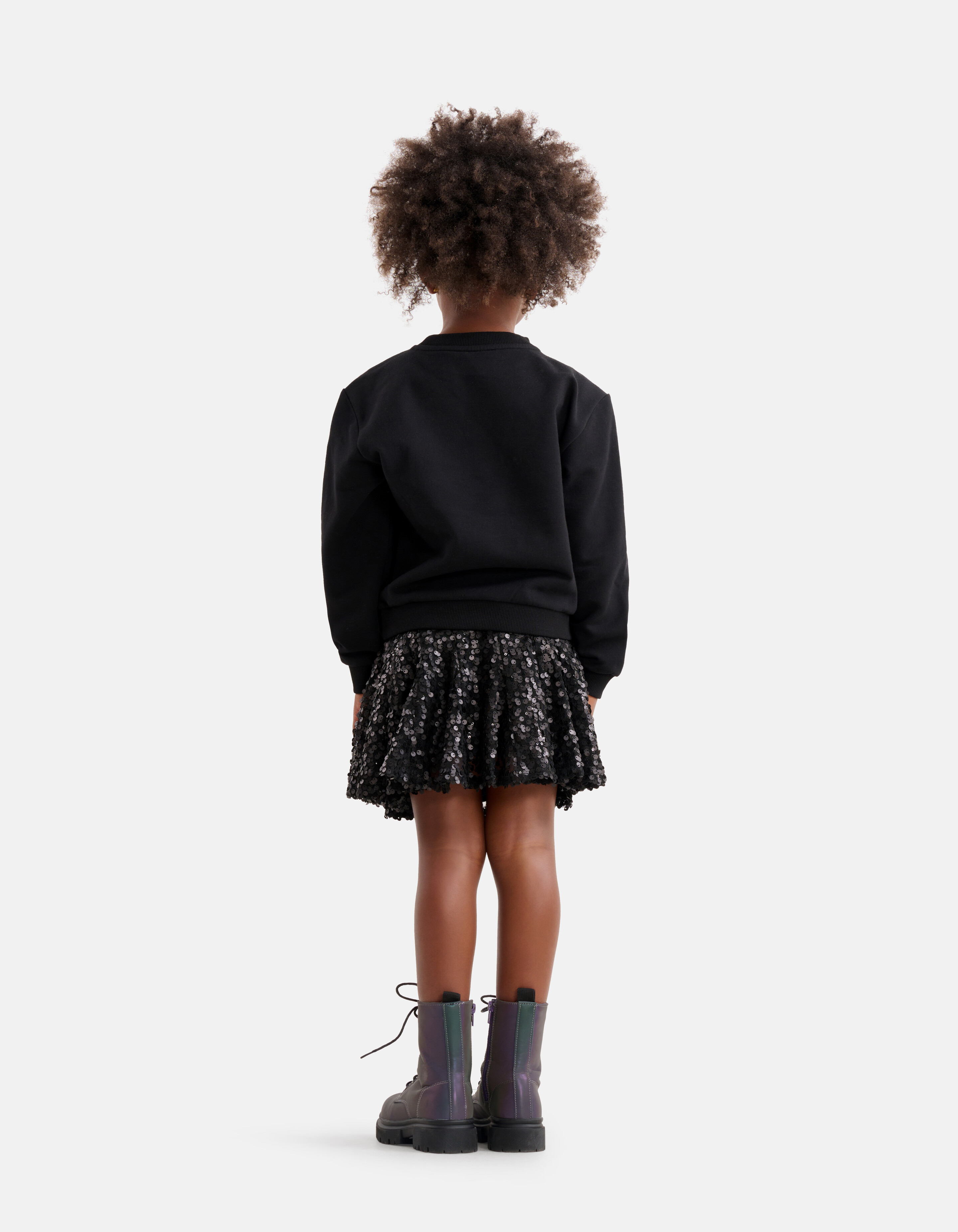 Pailletten-Pullover Schwarz von Nicolette SHOEBY GIRLS
