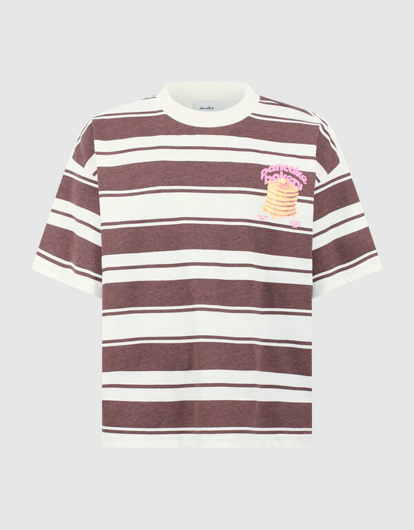 Pancake Bakery Artwork T-Shirt Braun SHOEBY GIRLS