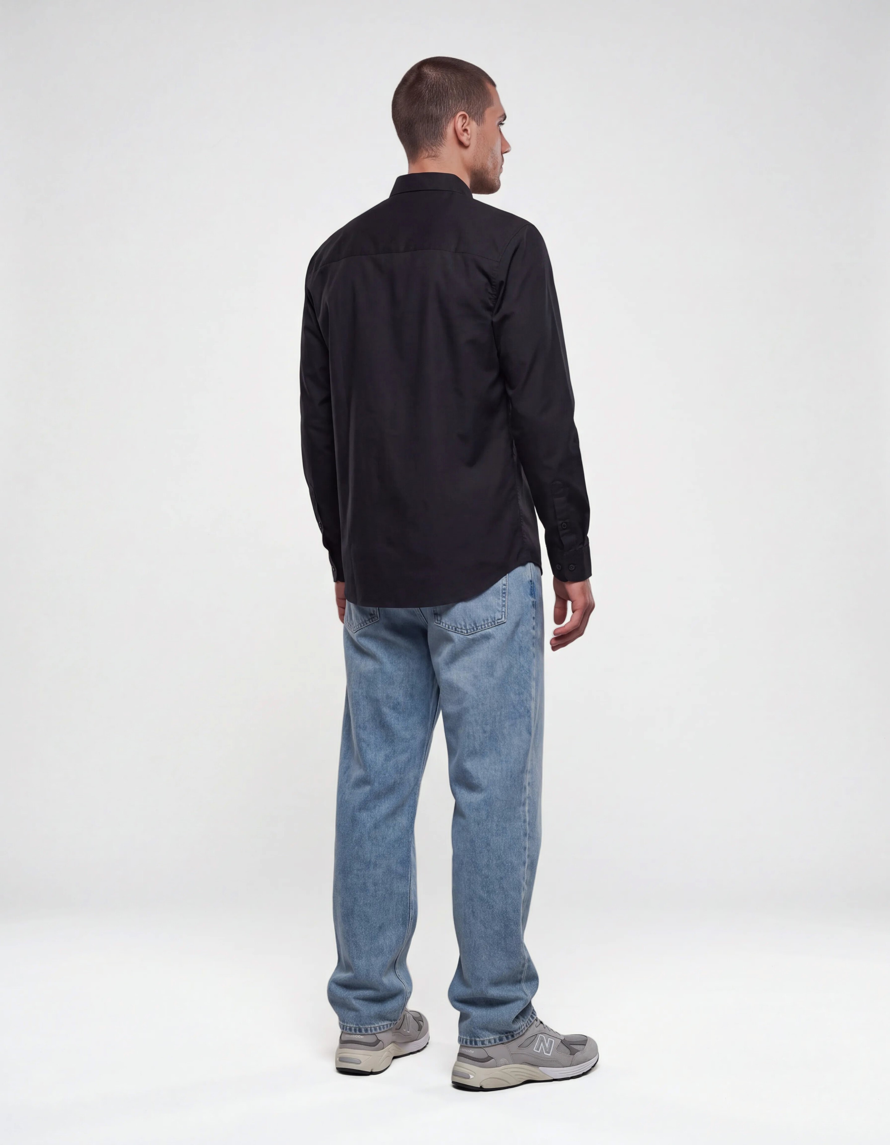Basic Hemd Schwarz SHOEBY MEN