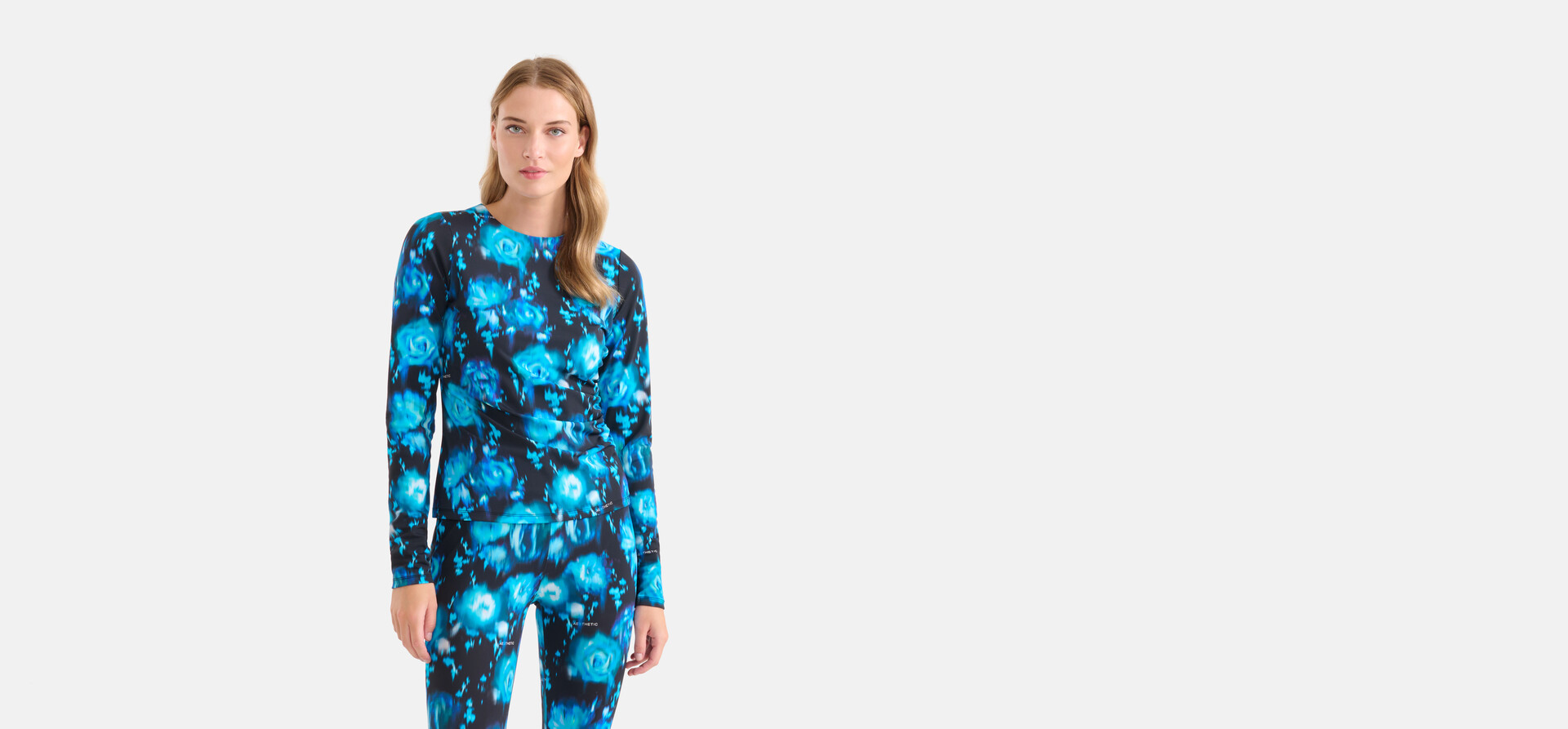 Bedrucktes Reisetop Blau SHOEBY WOMEN