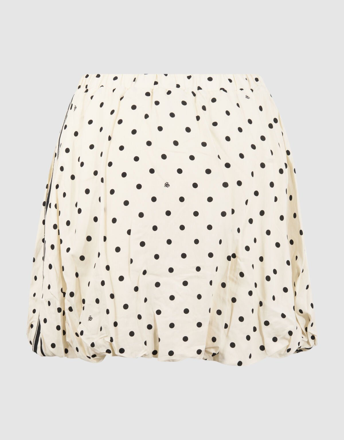 Polkadot Minirock Gebrochenes Wei&szlig; SHOEBY WOMEN