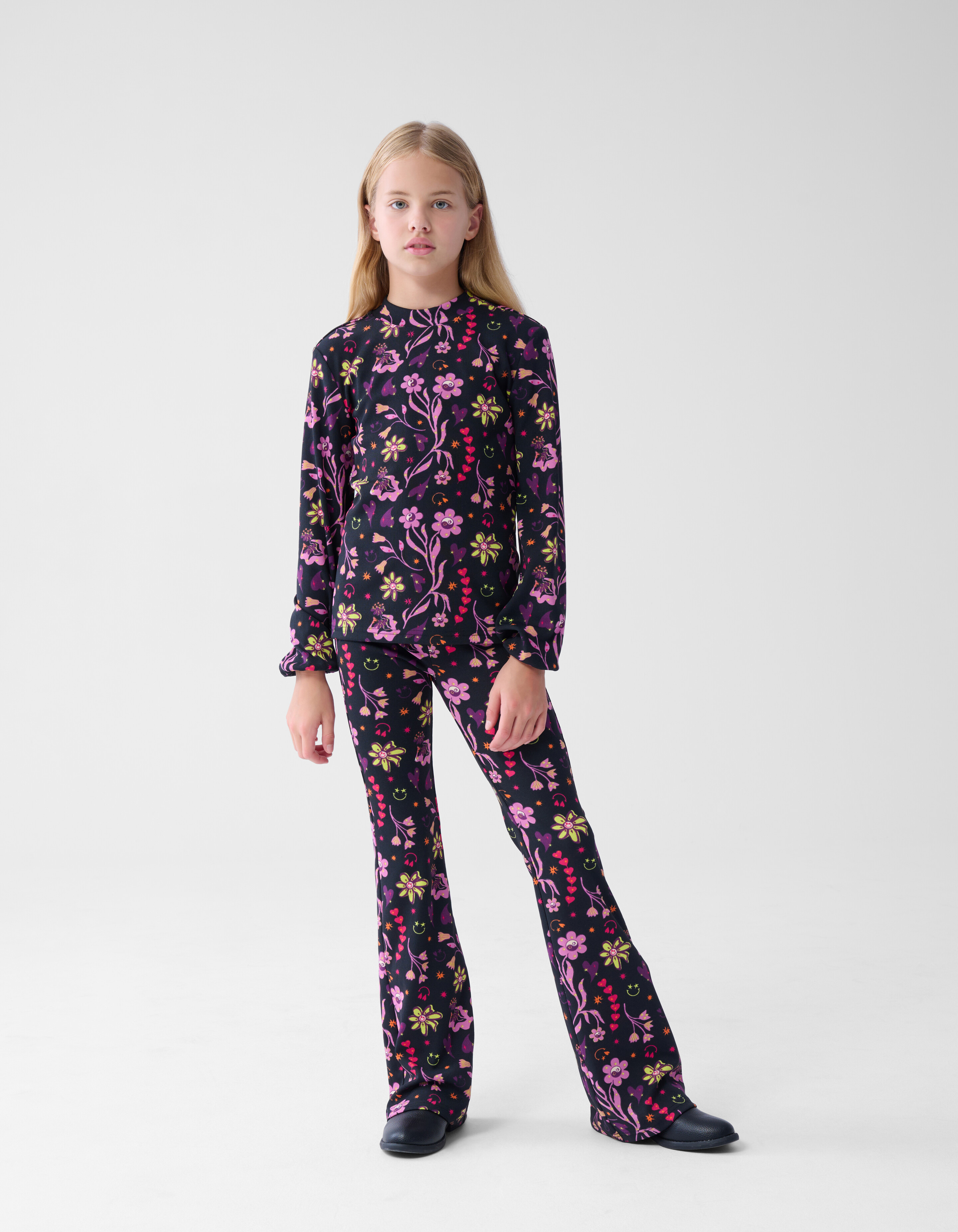 Smile Top Schwarz SHOEBY GIRLS