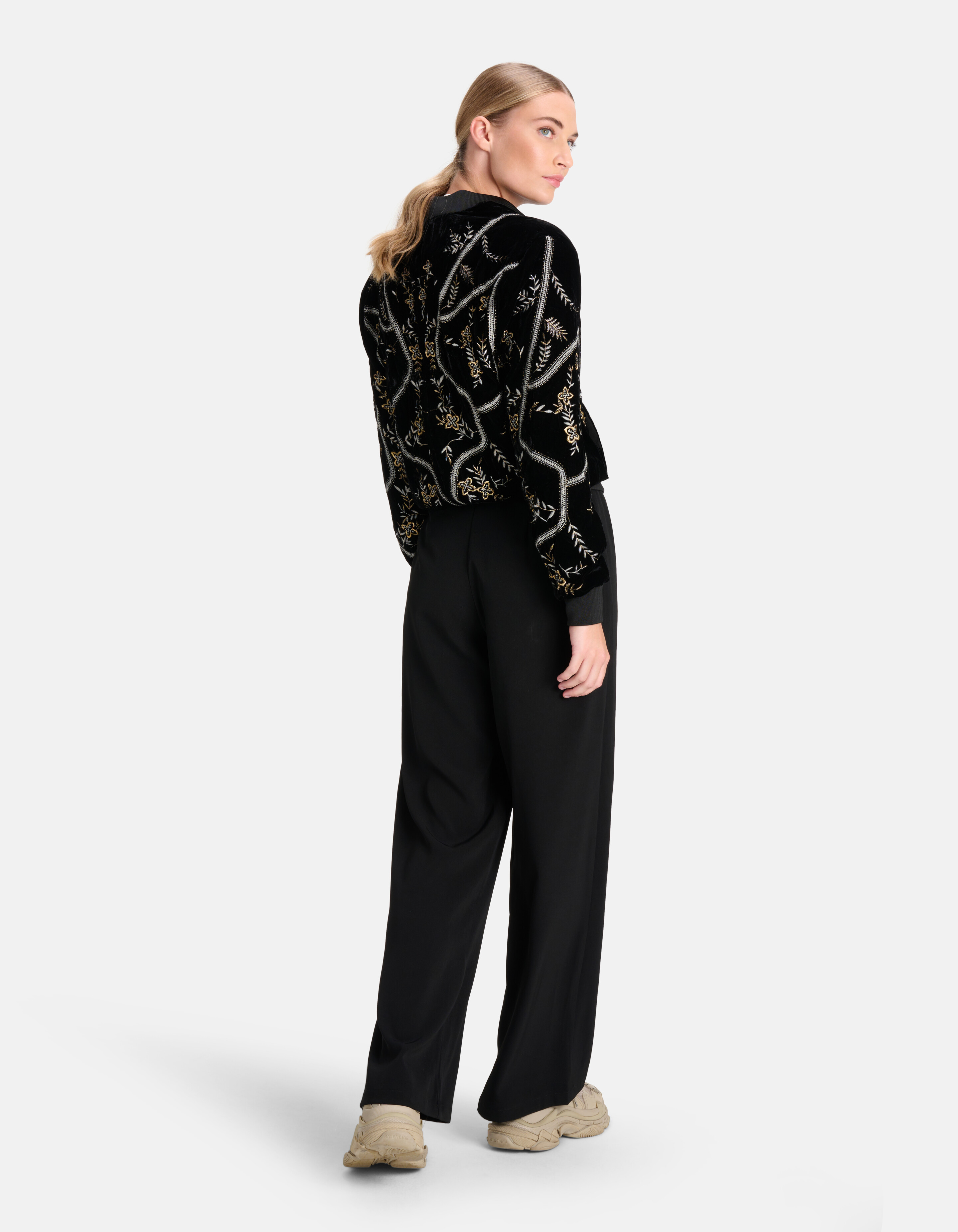 Satin-Bomberjacke Schwarz By Mieke SHOEBY WOMEN
