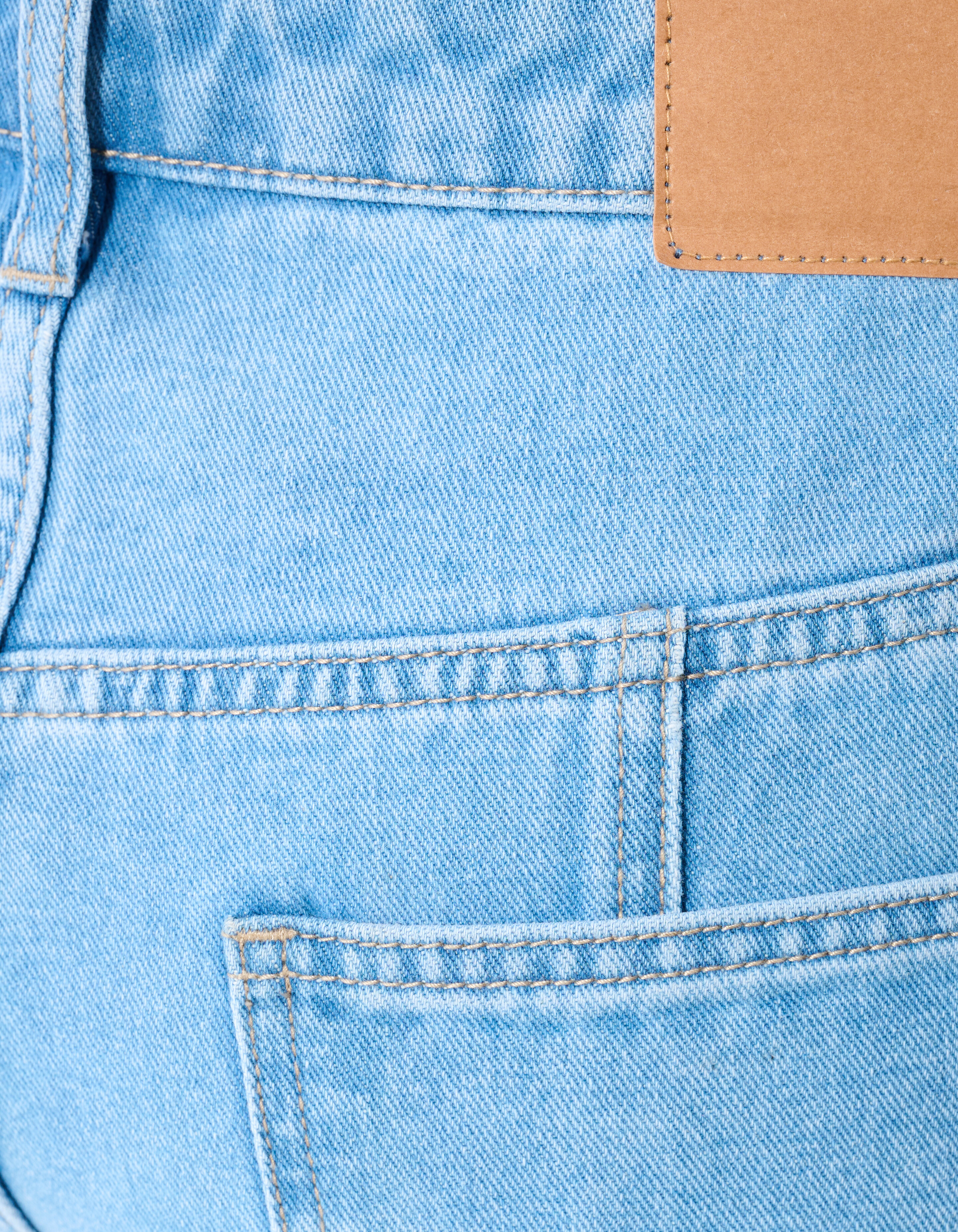 Faltenhose Baggy Fit Jeans Hellblau SHOEBY WOMEN