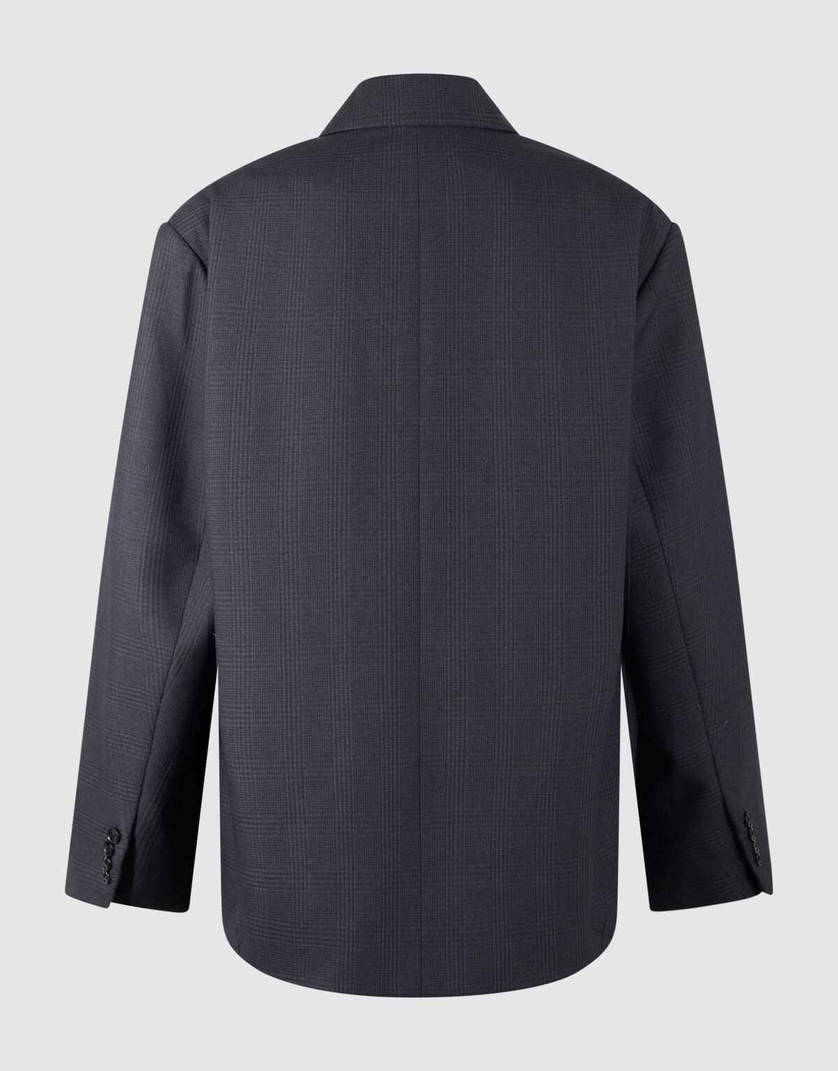 Oversized Karo-Blazer Dunkelgrau SHOEBY WOMEN