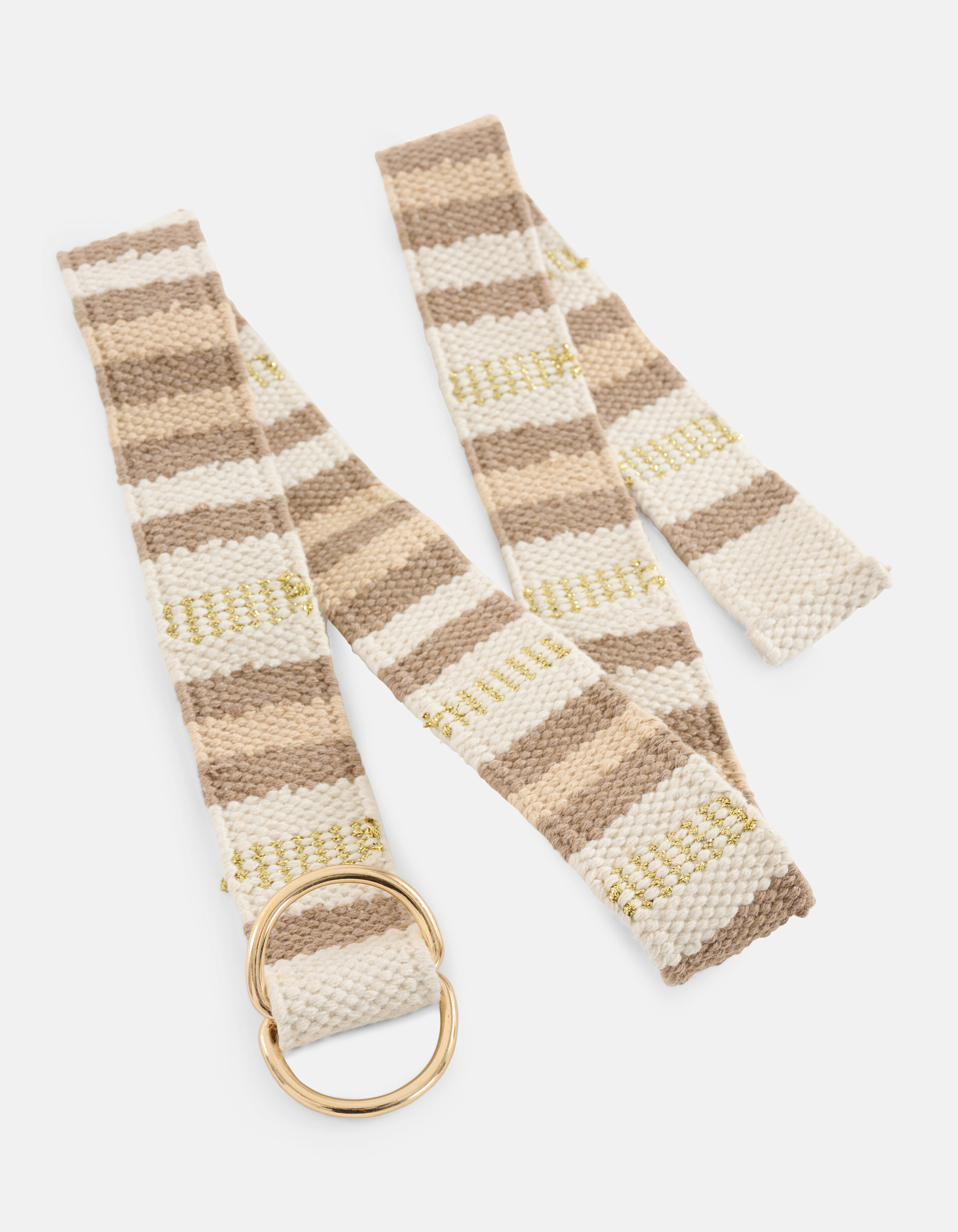 Gewebter Gürtel Beige ACCESSOIRES SHOEBY