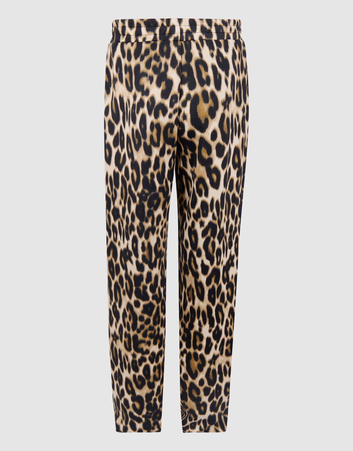 Sportliche Leopard-Hose mit weitem Bein Braun SHOEBY GIRLS