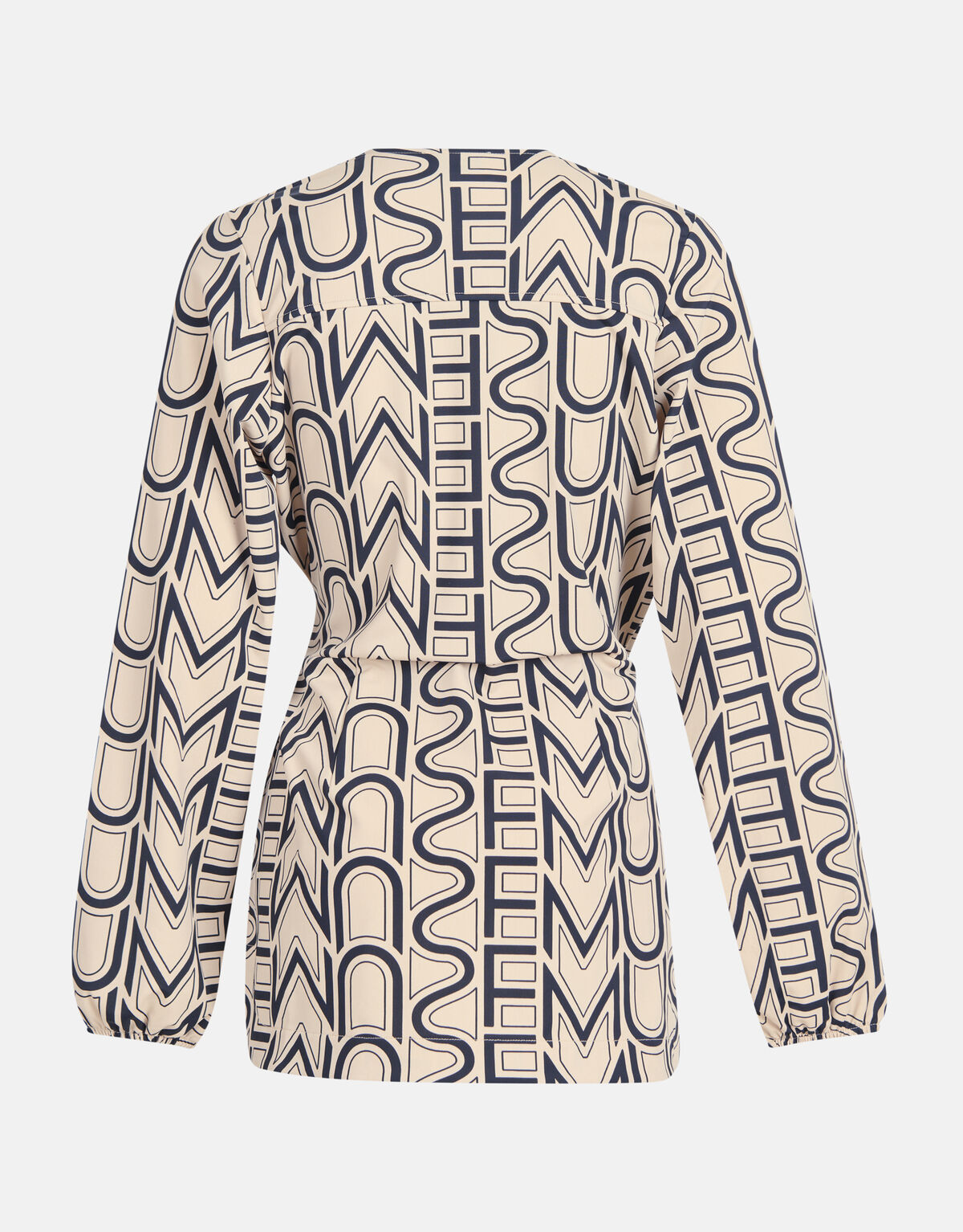 Travel Text Top Gebroken Wit SHOEBY WOMEN