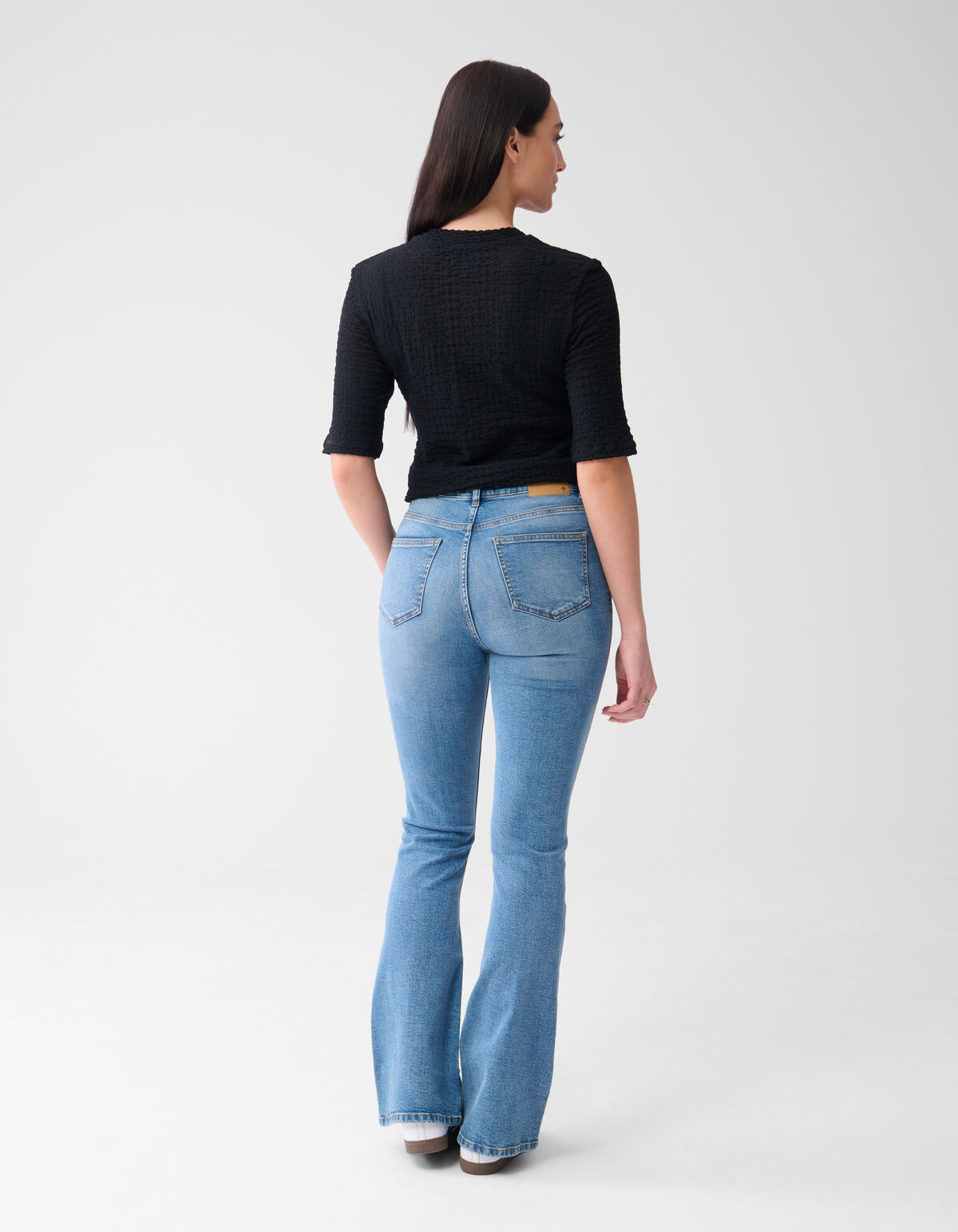 Crinkle Top Schwarz SHOEBY WOMEN