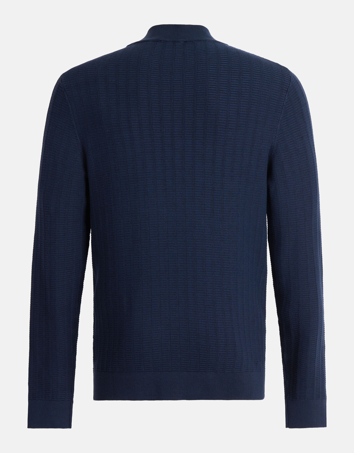 Struktur Pullover Dunkelblau SHOEBY MEN