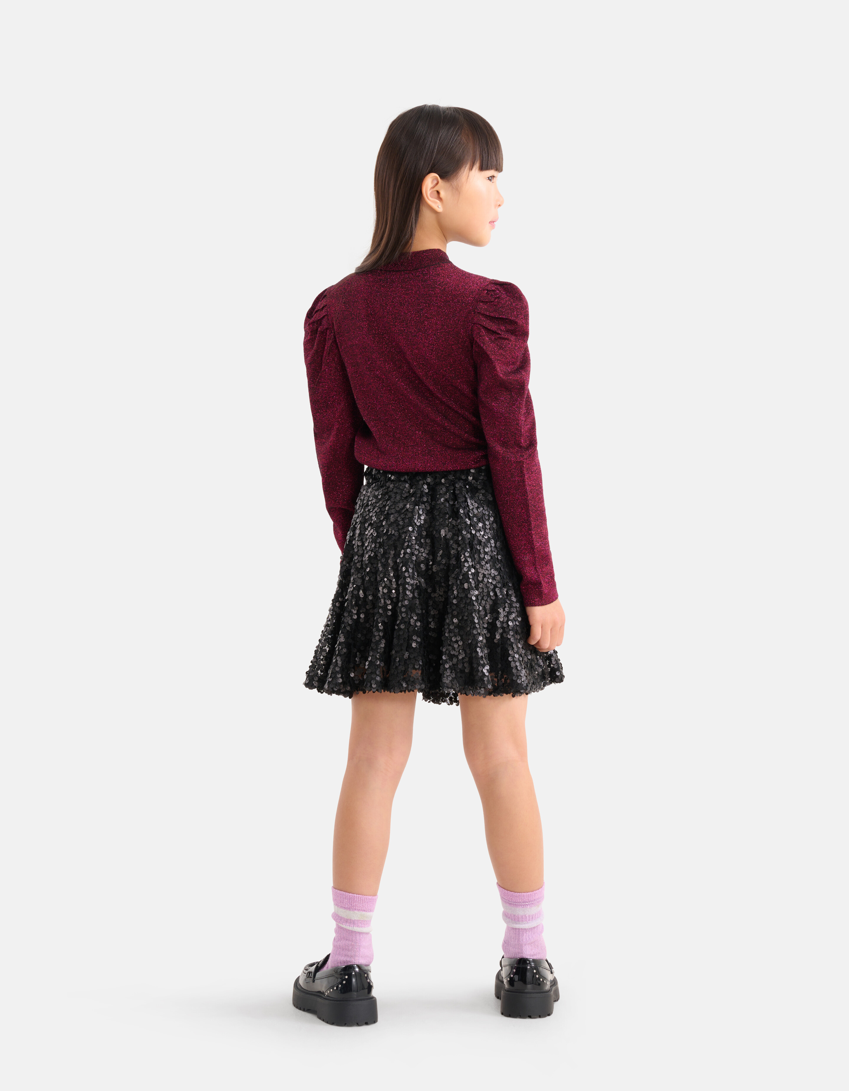 Paillettenrock Schwarz von Nicolette SHOEBY GIRLS