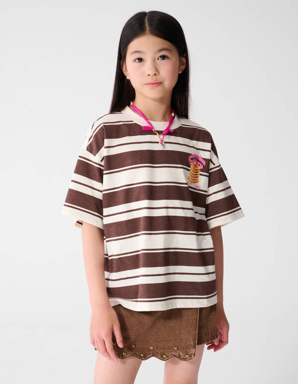 Pancake Bakery Artwork T-Shirt Braun SHOEBY GIRLS