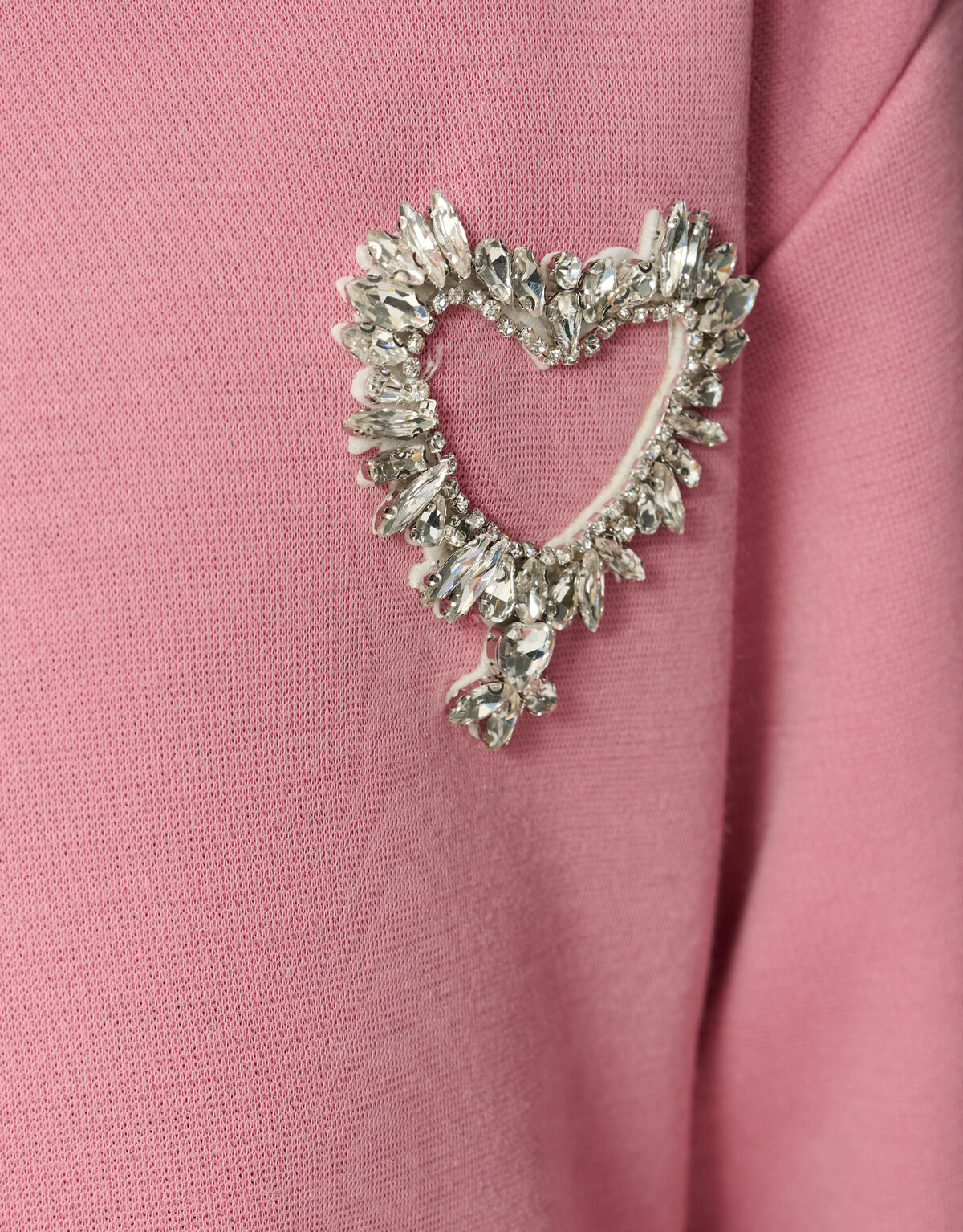 Herzf&ouml;rmiges Sweatshirtkleid Rosa SHOEBY GIRLS