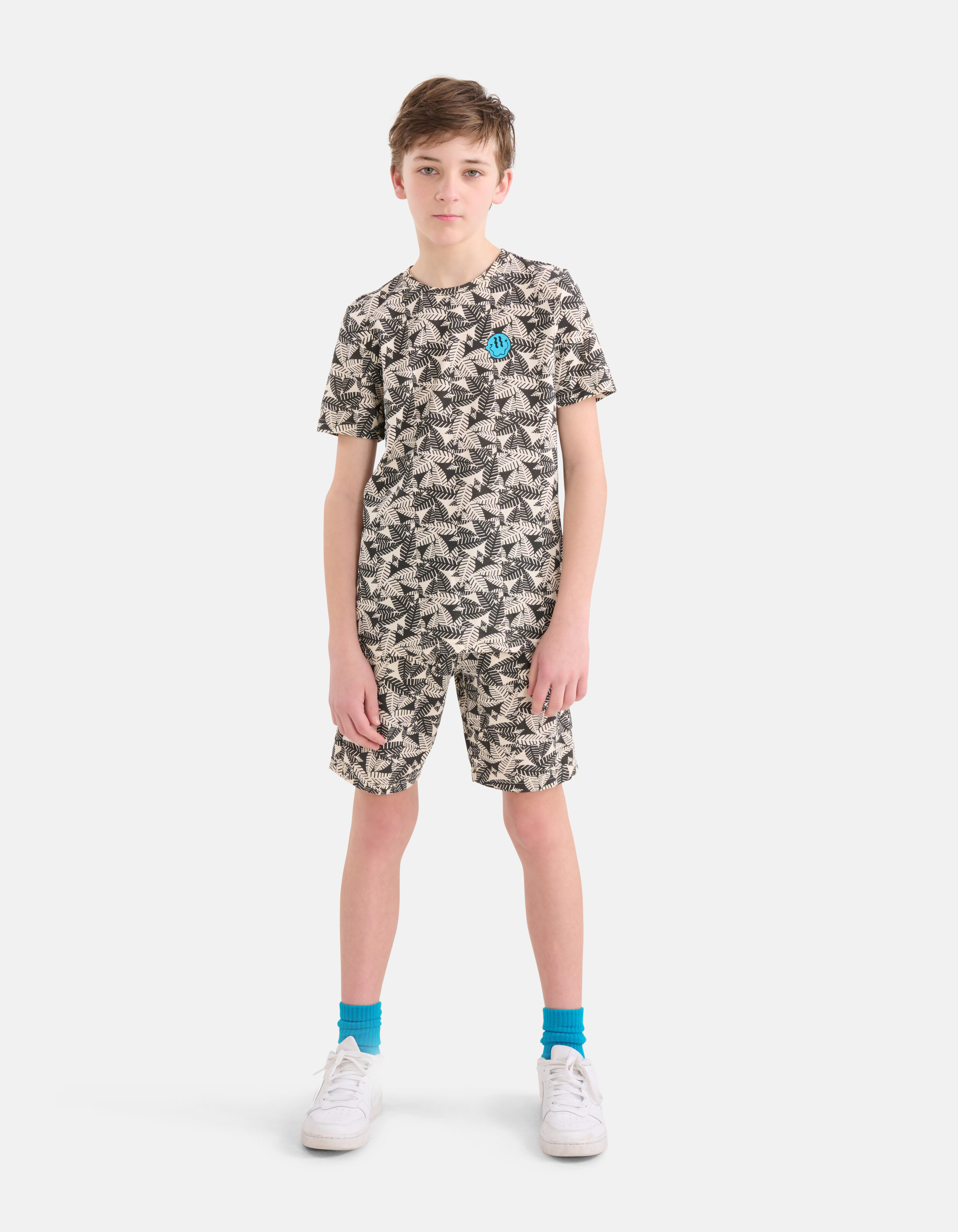 Bedruckte Shorts schwarz SHOEBY BOYS