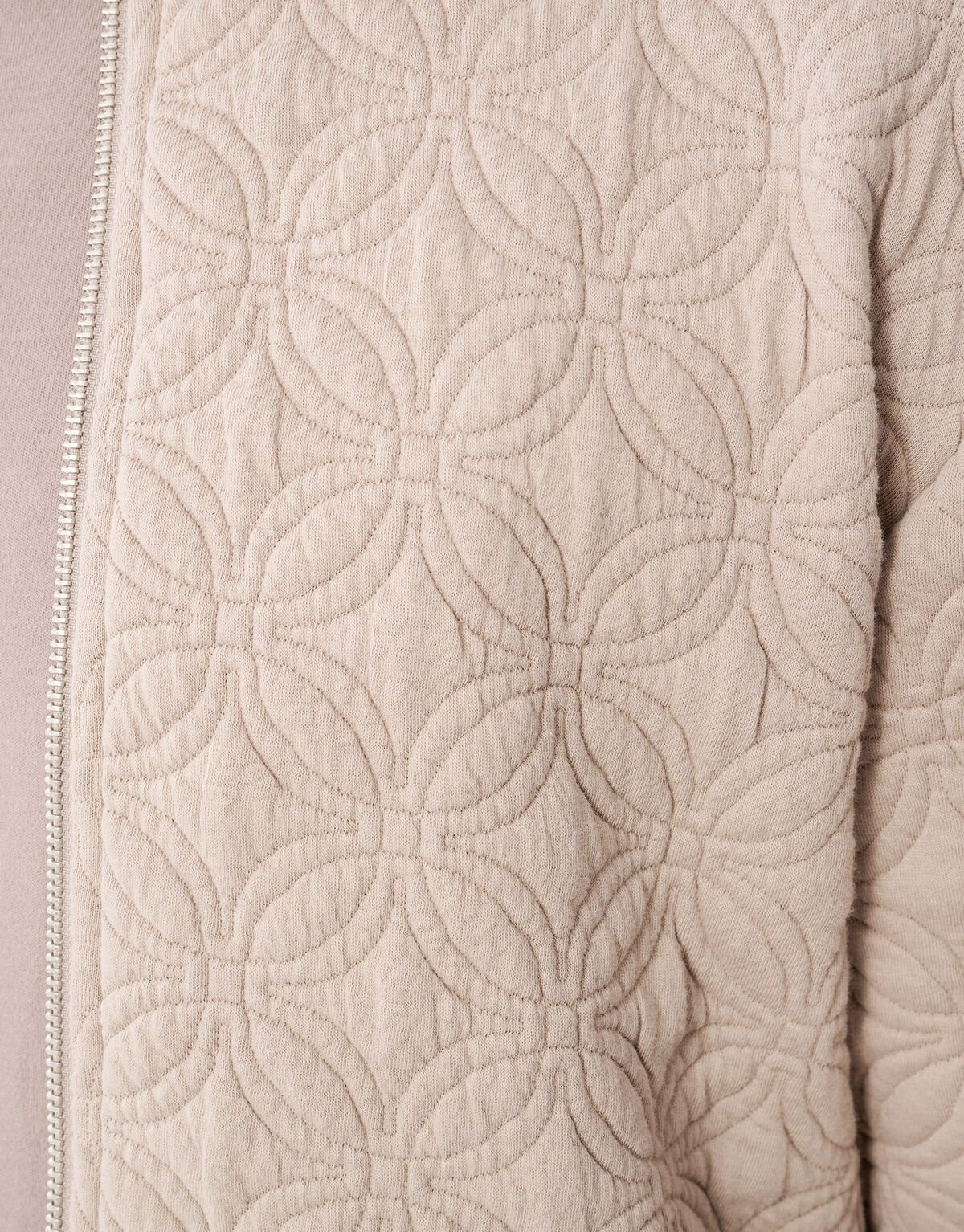 Stickerei Sweat Bomberjacke Hellbraun SHOEBY MEN