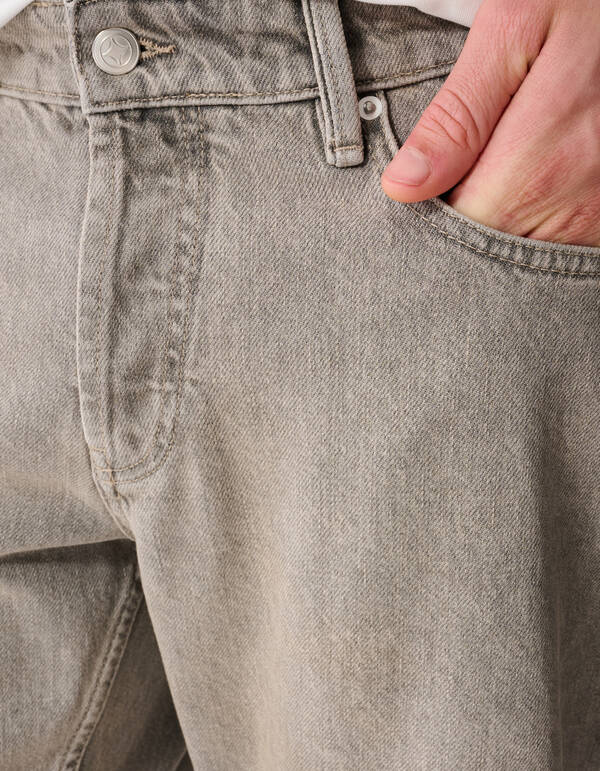 Moderne Straight-Fit-Jeans Sand L32 SHOEBY MEN