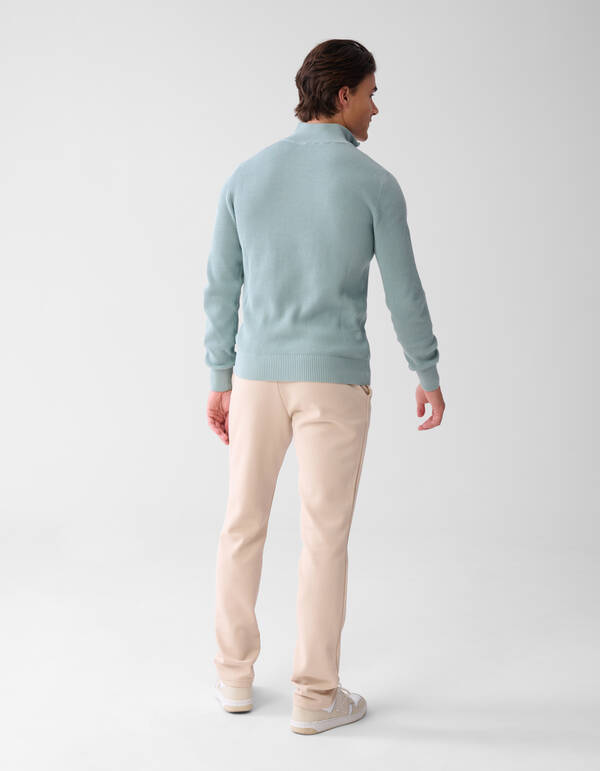 Piqué-Hose Beige SHOEBY MEN