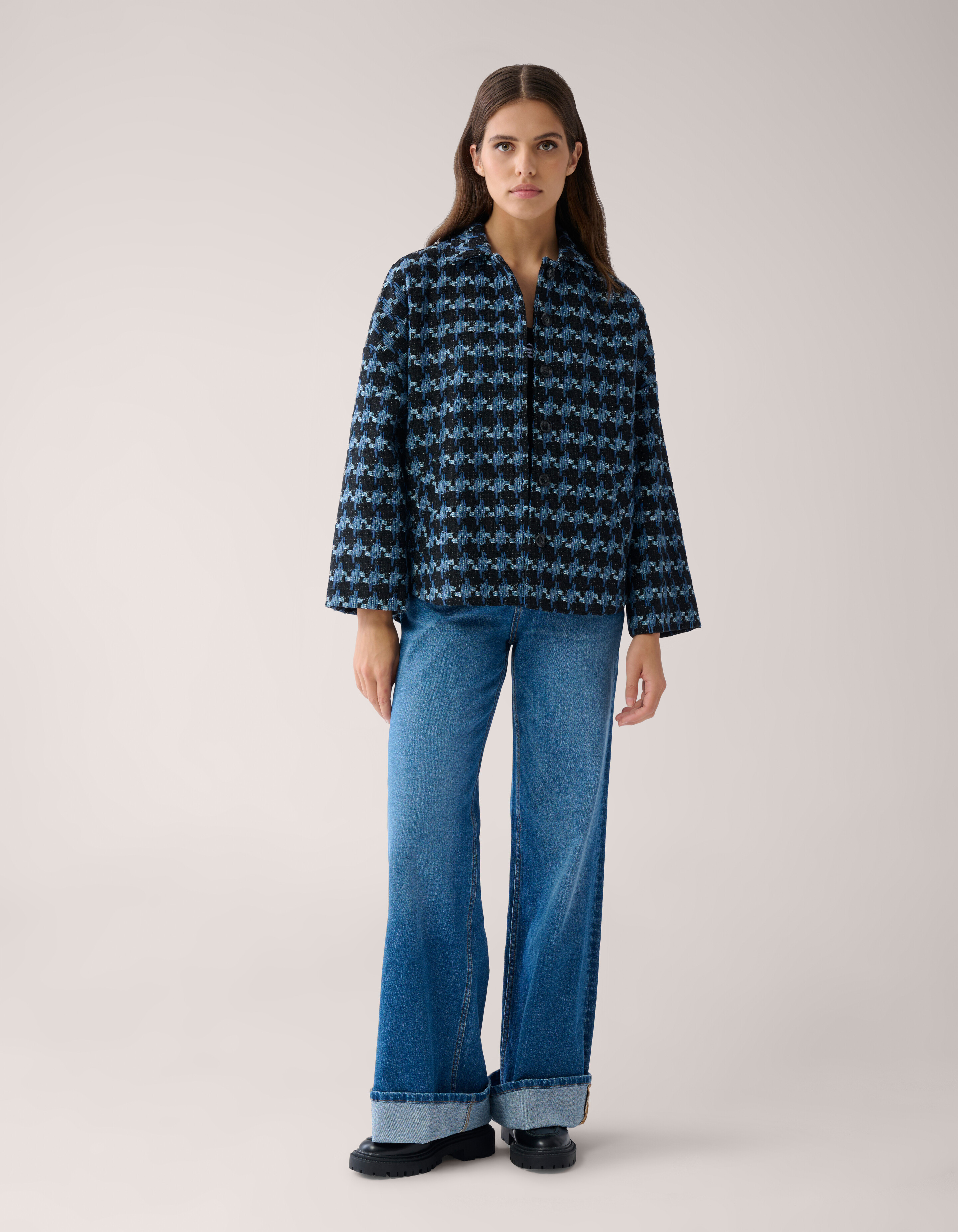 Jacquard-Jacke Blau von Mieke SHOEBY WOMEN