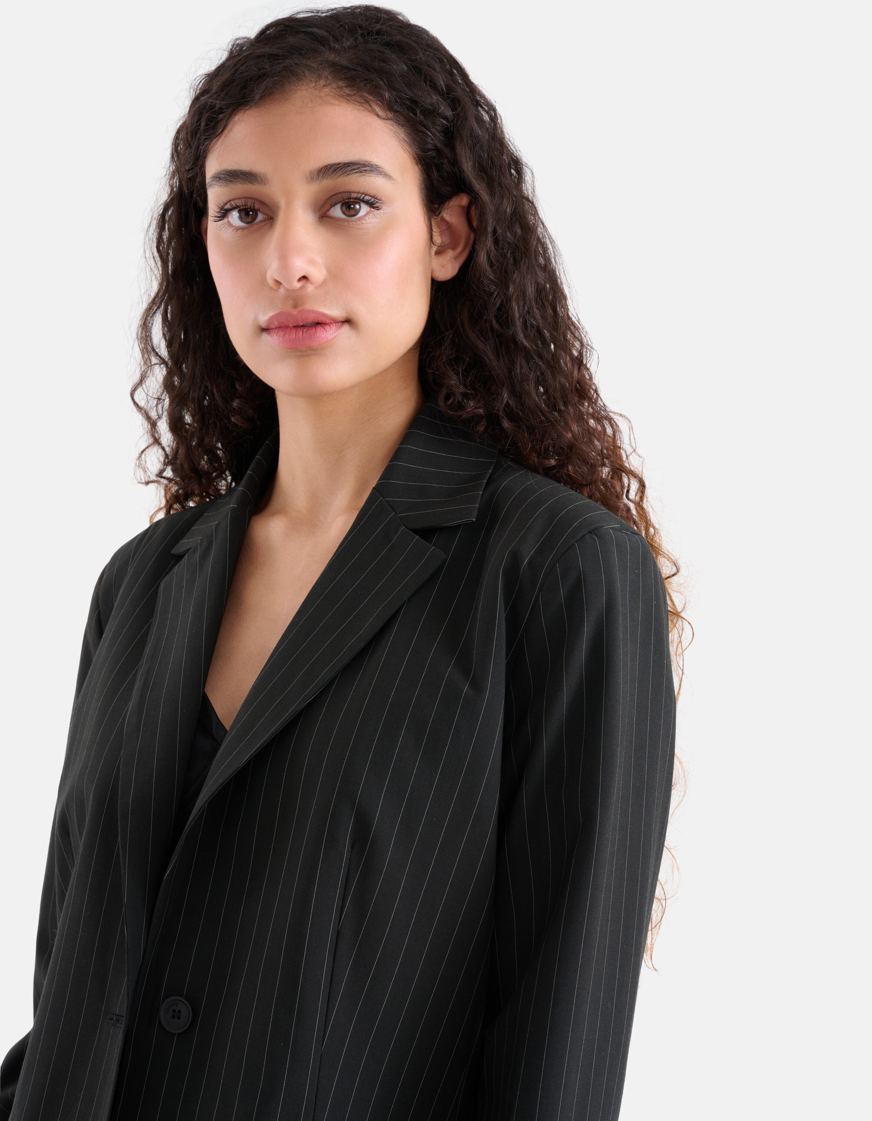Blazer mit Nadelstreifen Schwarz SHOEBY WOMEN