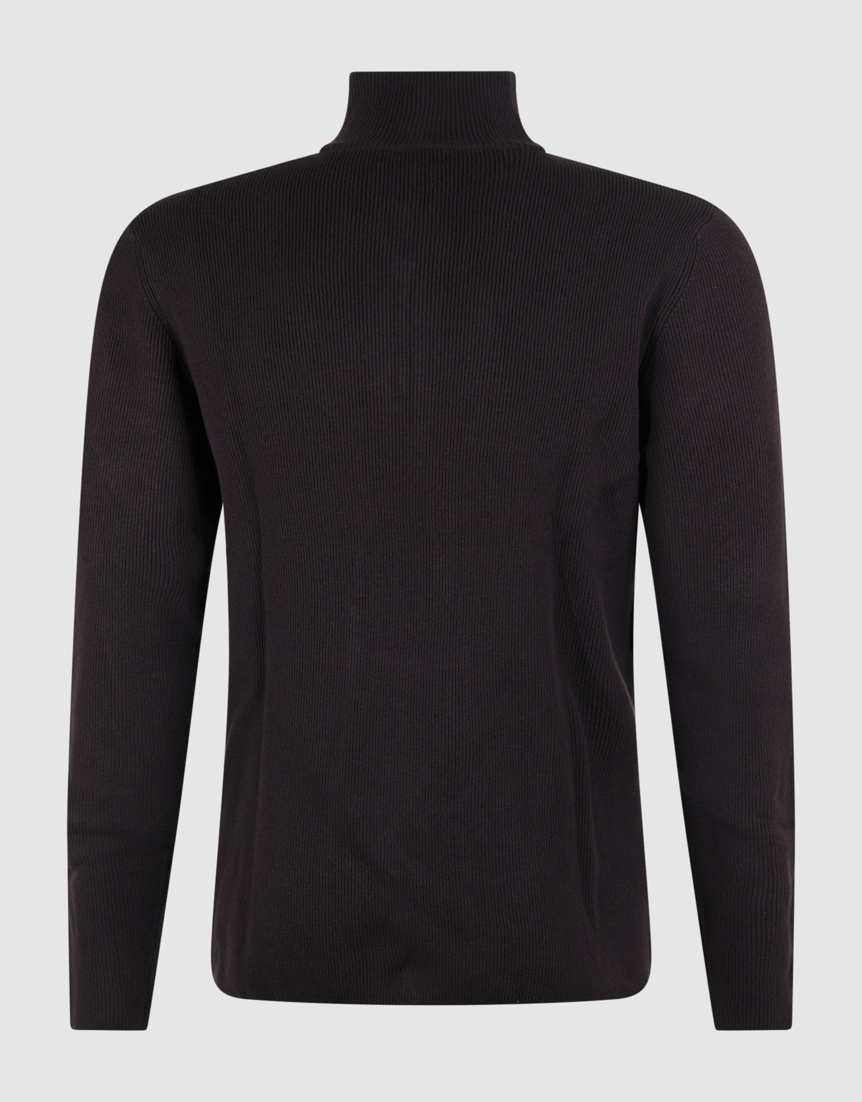 Pullover mit halbem Reißverschluss, Strick, Dunkel SHOEBY MEN
